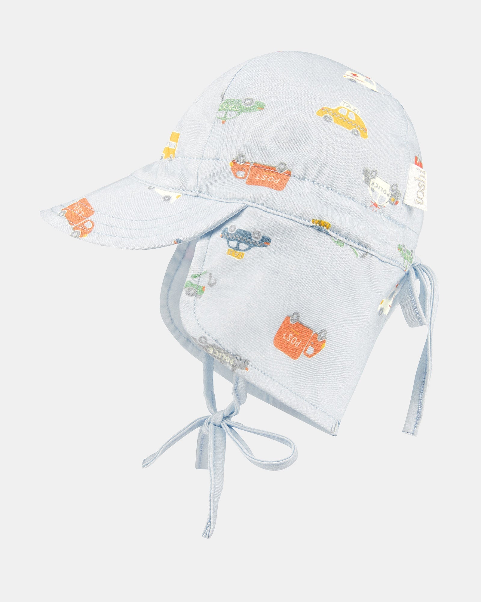 Flap Cap Bambini Working Wheels-Hats & Beanies-Toshi-The Bay Room