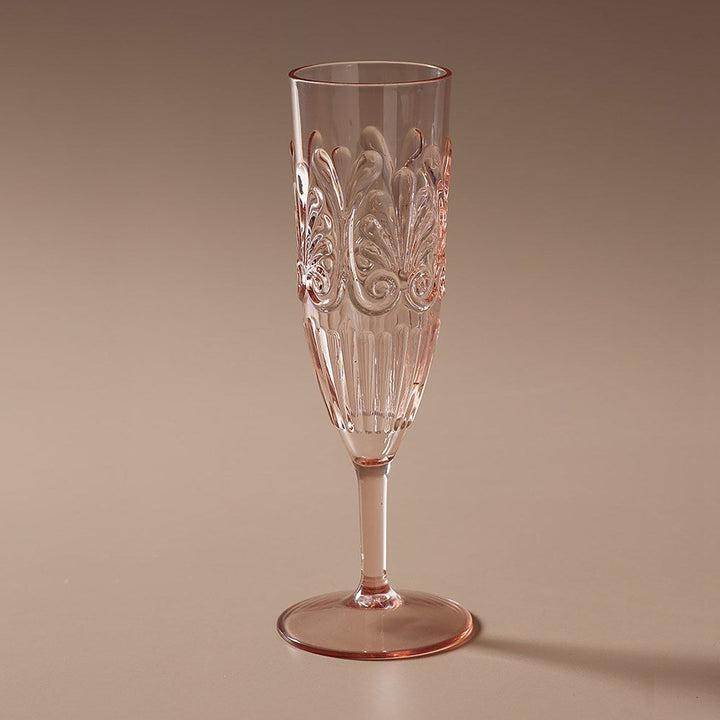 Flemington Acrylic Champagne Flute - Pale Pink-Dining & Entertaining-Indigo Love-The Bay Room