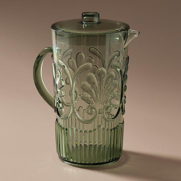 Flemington Acrylic Jug - Green-Dining & Entertaining-Indigo Love-The Bay Room