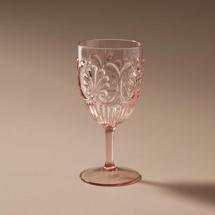 Flemington Acrylic Wine Glass - Pale Pink-Dining & Entertaining-Indigo Love-The Bay Room