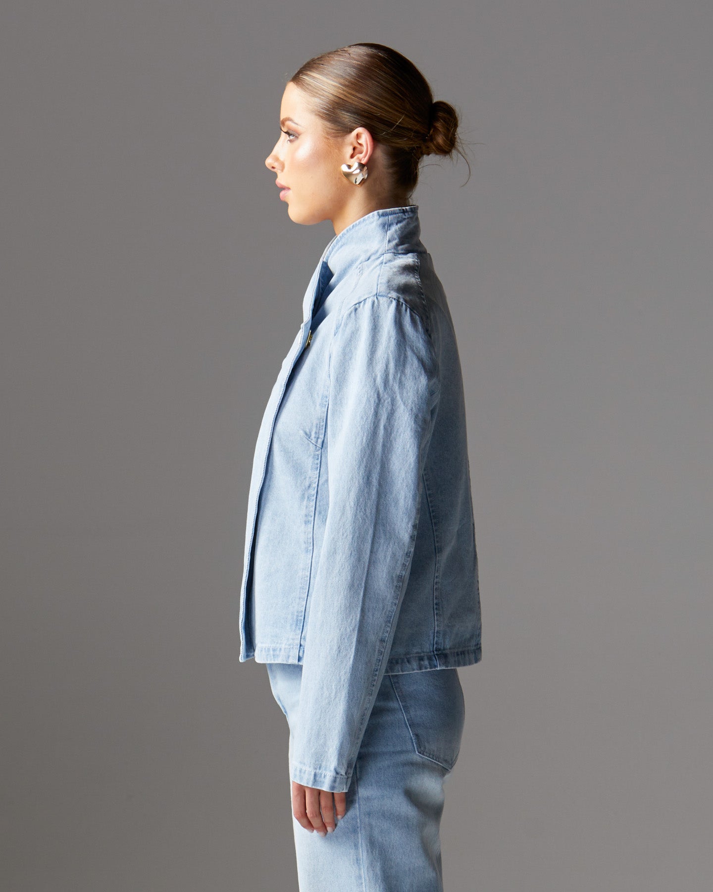 Flight Denim Jacket - Bleach Wash-Jackets, Coats & Vests-Fate + Becker-The Bay Room