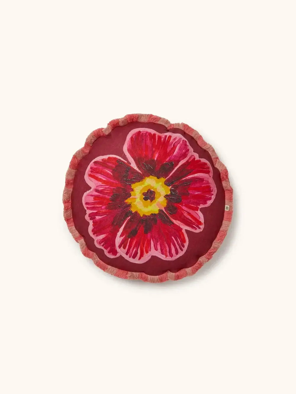 Floriana Pink 45cm Round Cushion-Soft Furnishings-Bonnie & Neil-The Bay Room