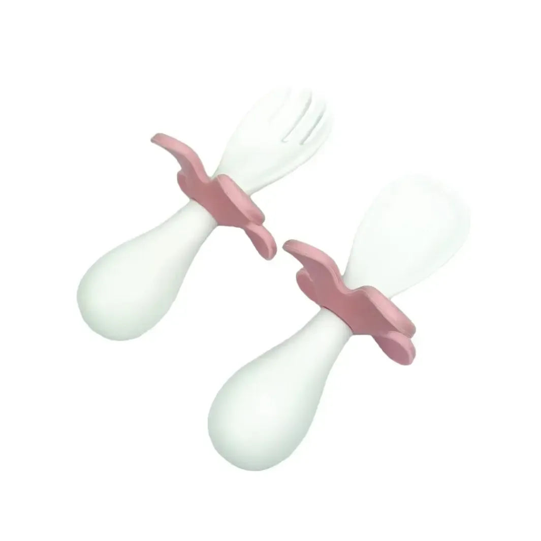 Flower & Fork Spoon-Nursery & Nurture-Annabel Trends-Peach-The Bay Room