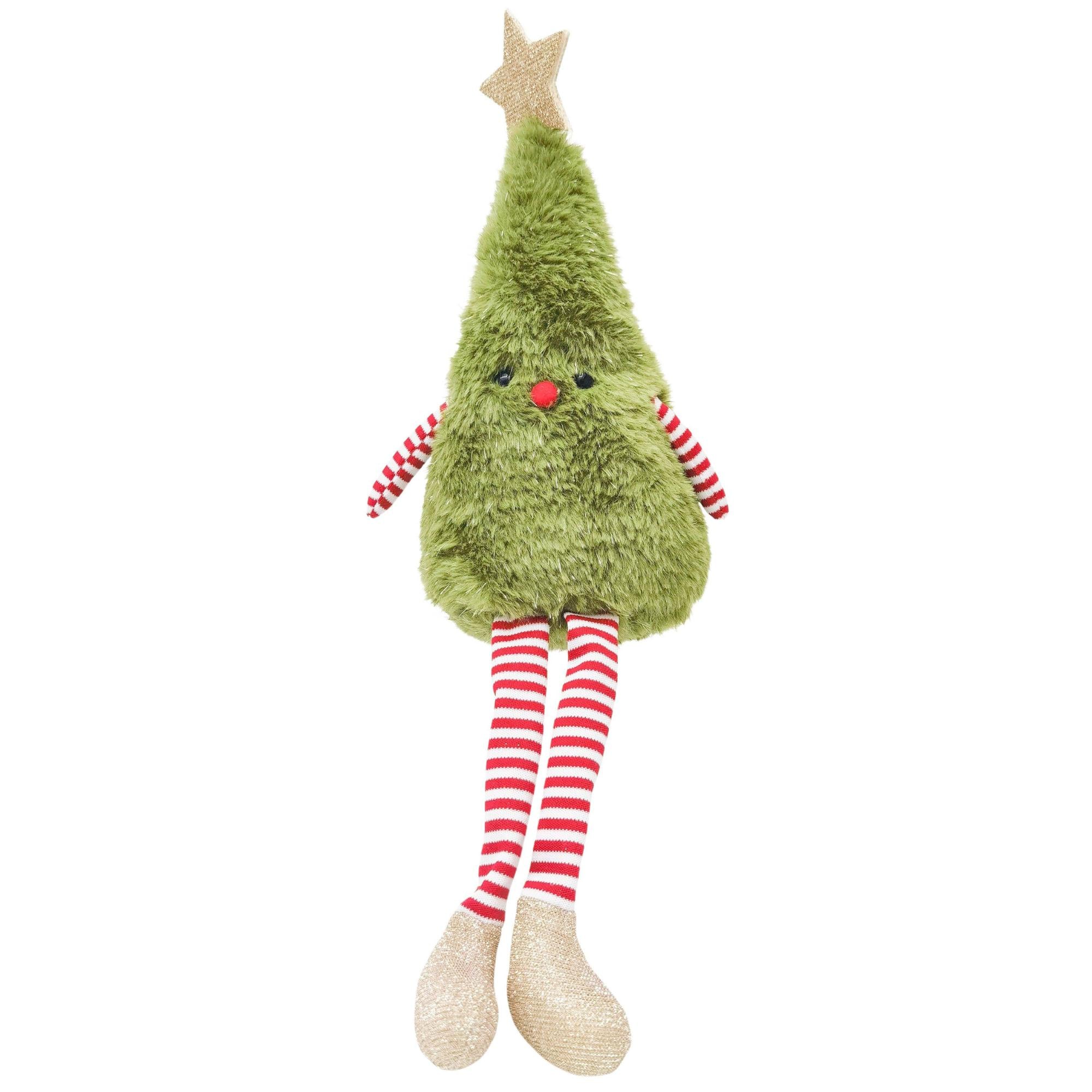 Fluffy Christmas Tree Sitting Decoration 42cm-Christmas-Urban Products-The Bay Room