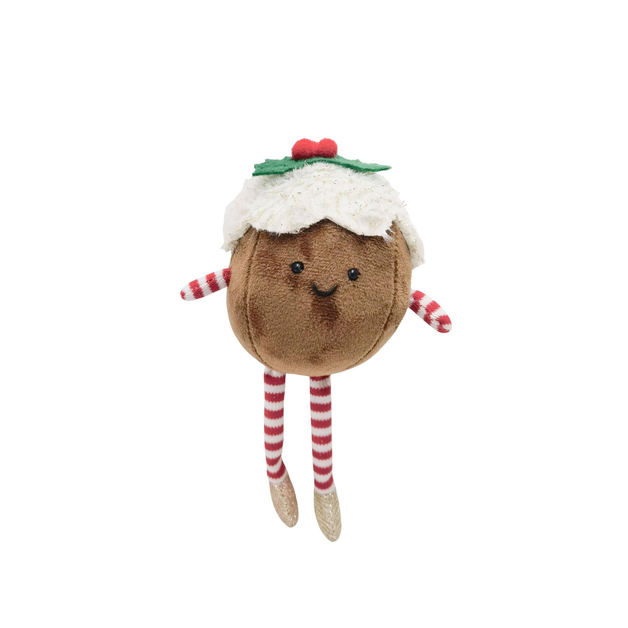 Fluffy Pudding Hanging Decoration Brown-Christmas-Urban Products-The Bay Room