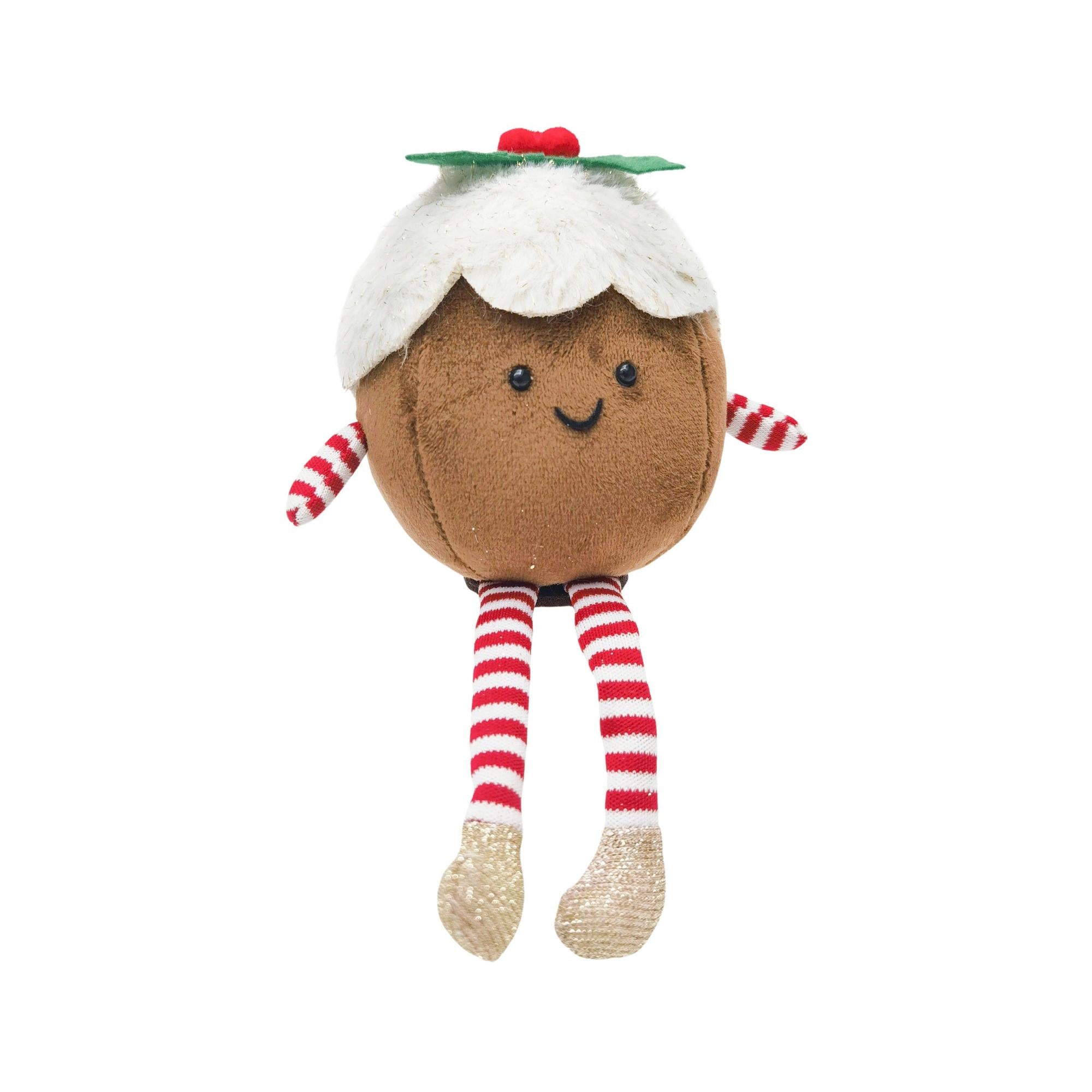 Fluffy Pudding Sitting Decoration Brown-Christmas-Urban Products-The Bay Room