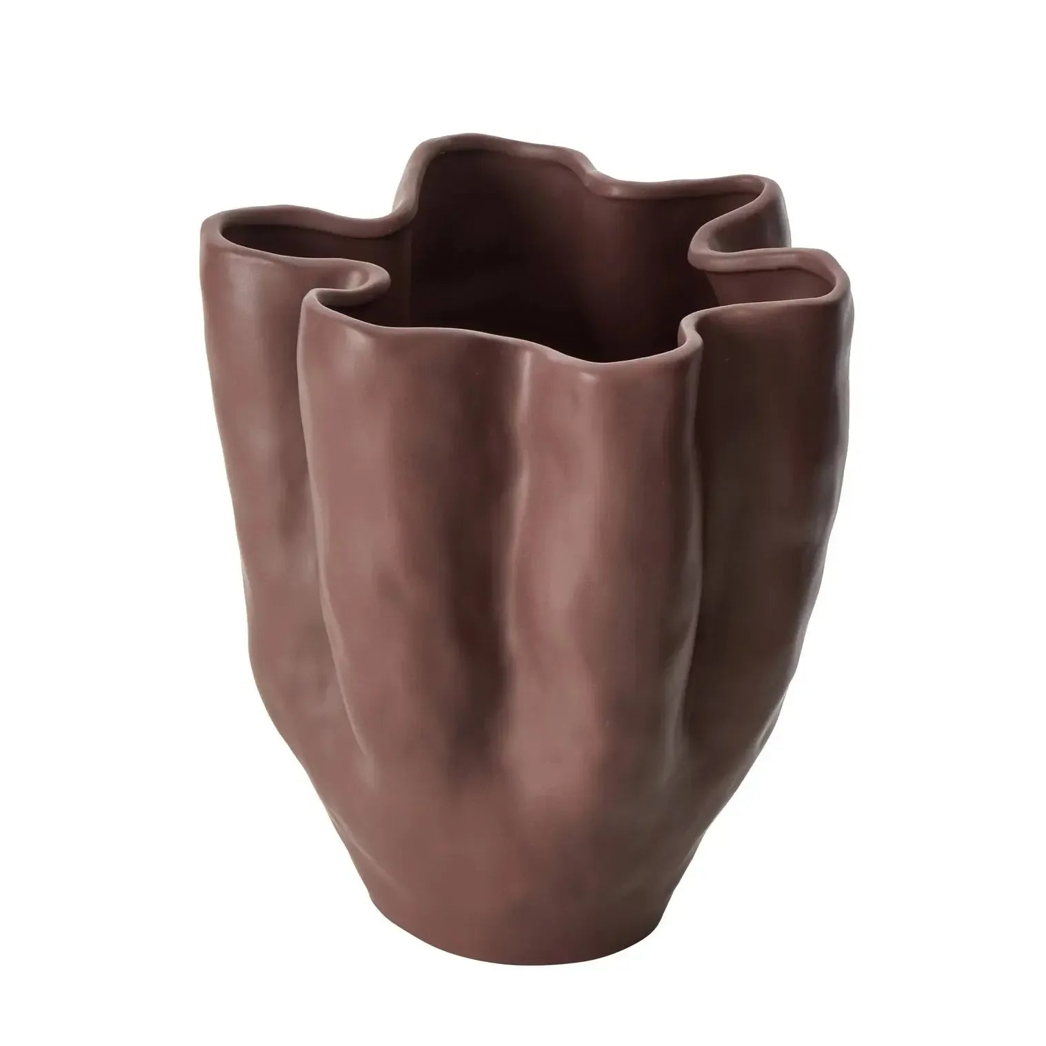 Fluid Vase 23x23x27cm-Pots, Planters & Vases-Amalfi-The Bay Room