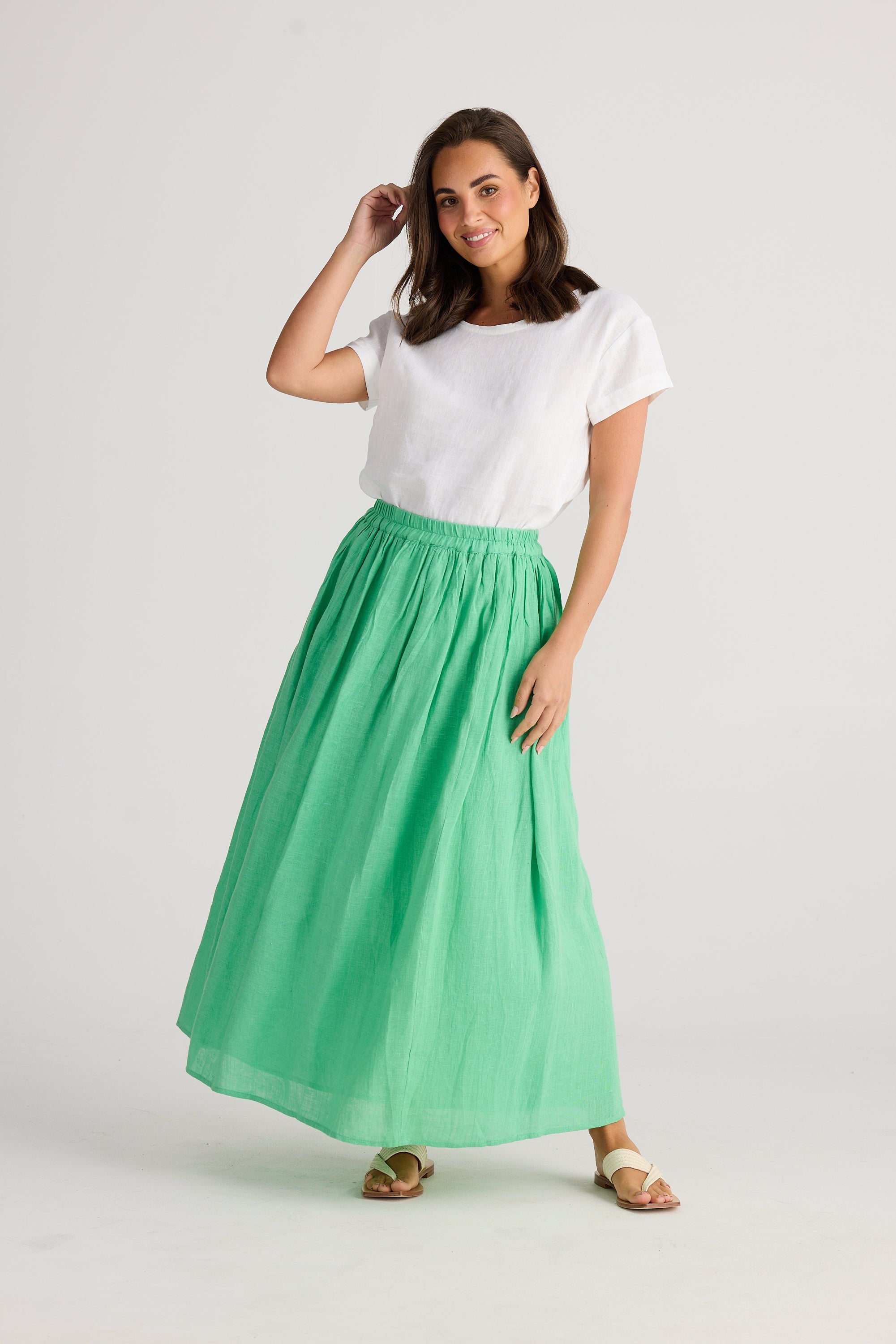 Fly Away Skirt - Apple Gauze-Skirts-Holiday-The Bay Room