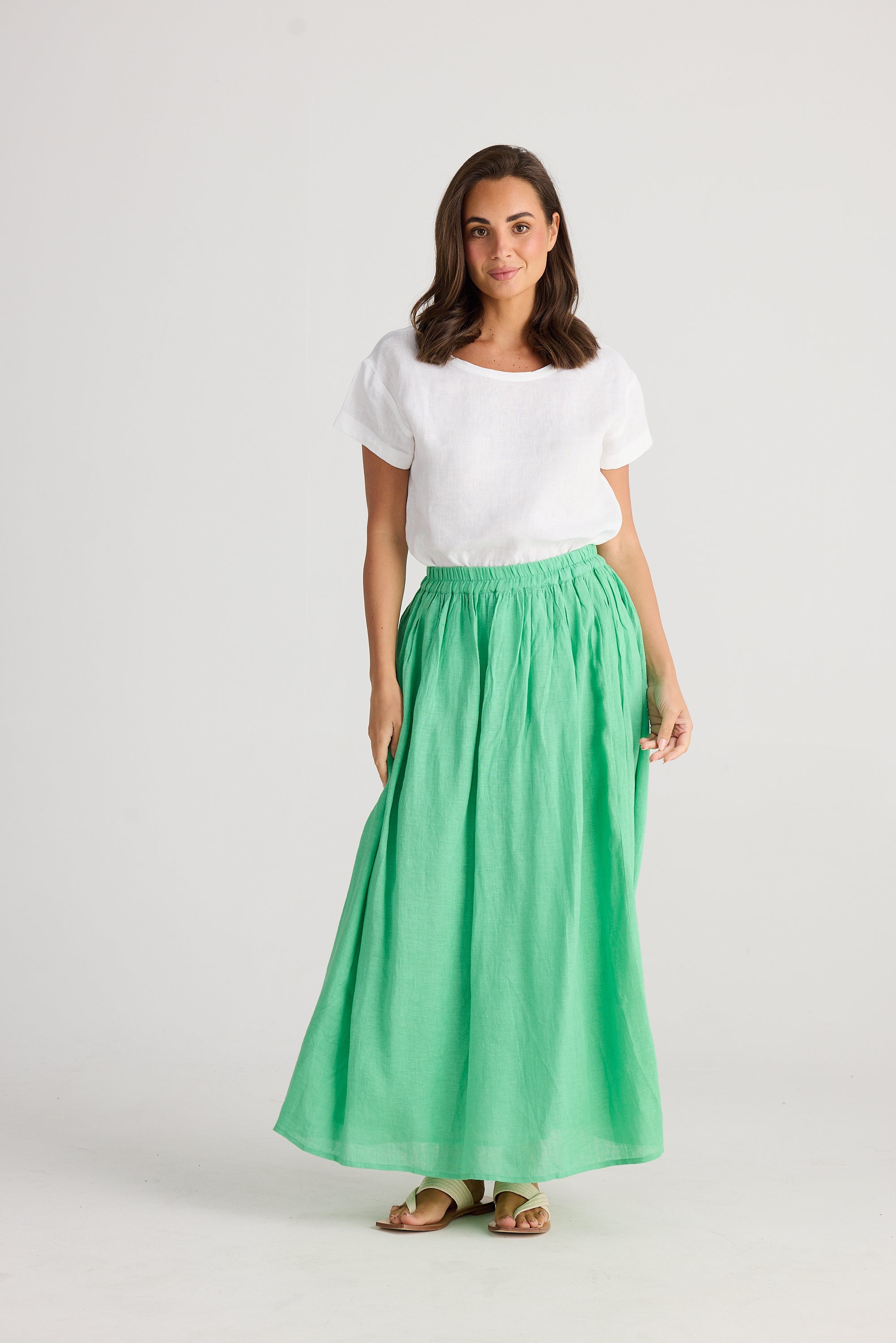 Fly Away Skirt - Apple Gauze-Skirts-Holiday-The Bay Room