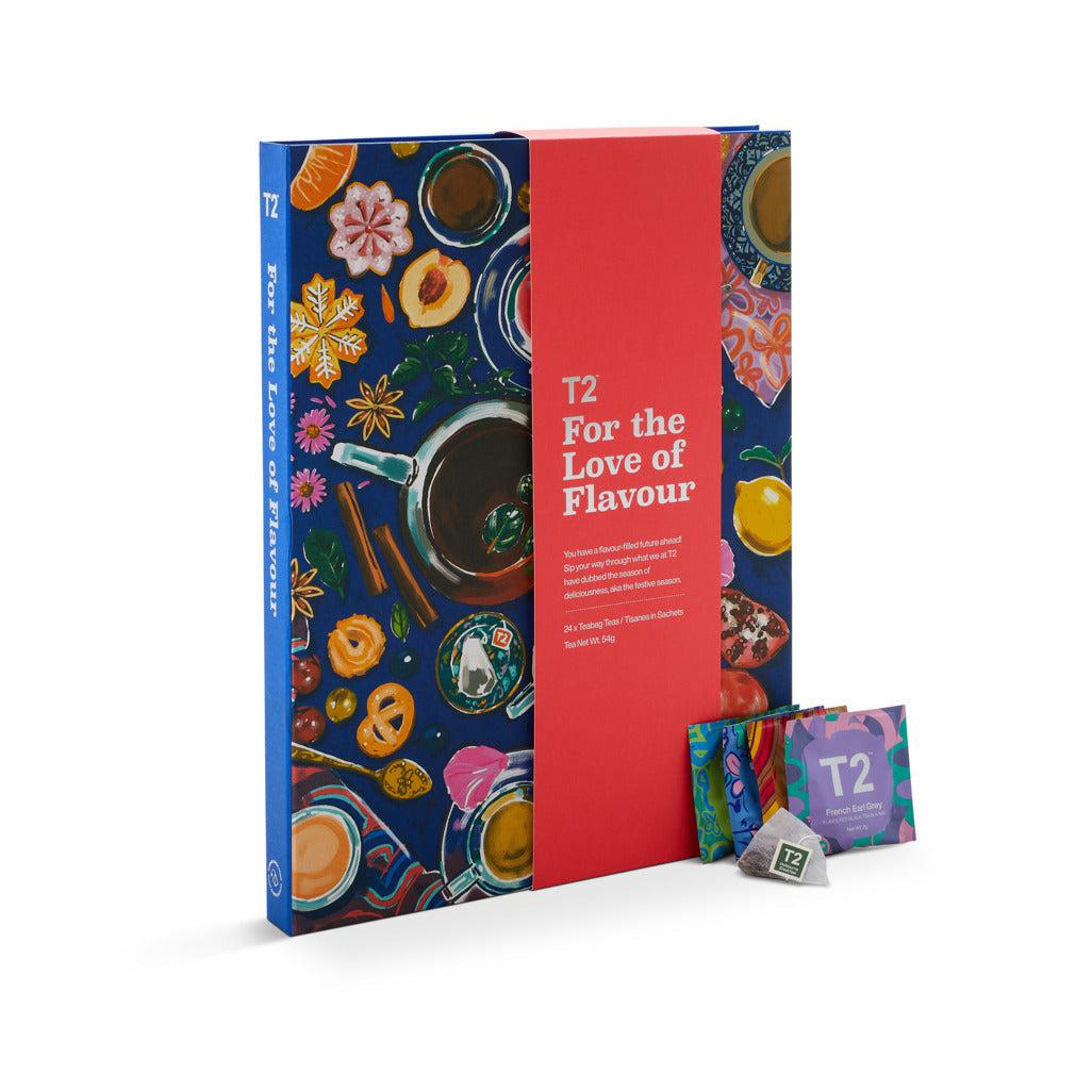 For the Love of Flavour Tea Bag 24 Day Advent Calendar-Gourmet Food & Drink-T2-The Bay Room