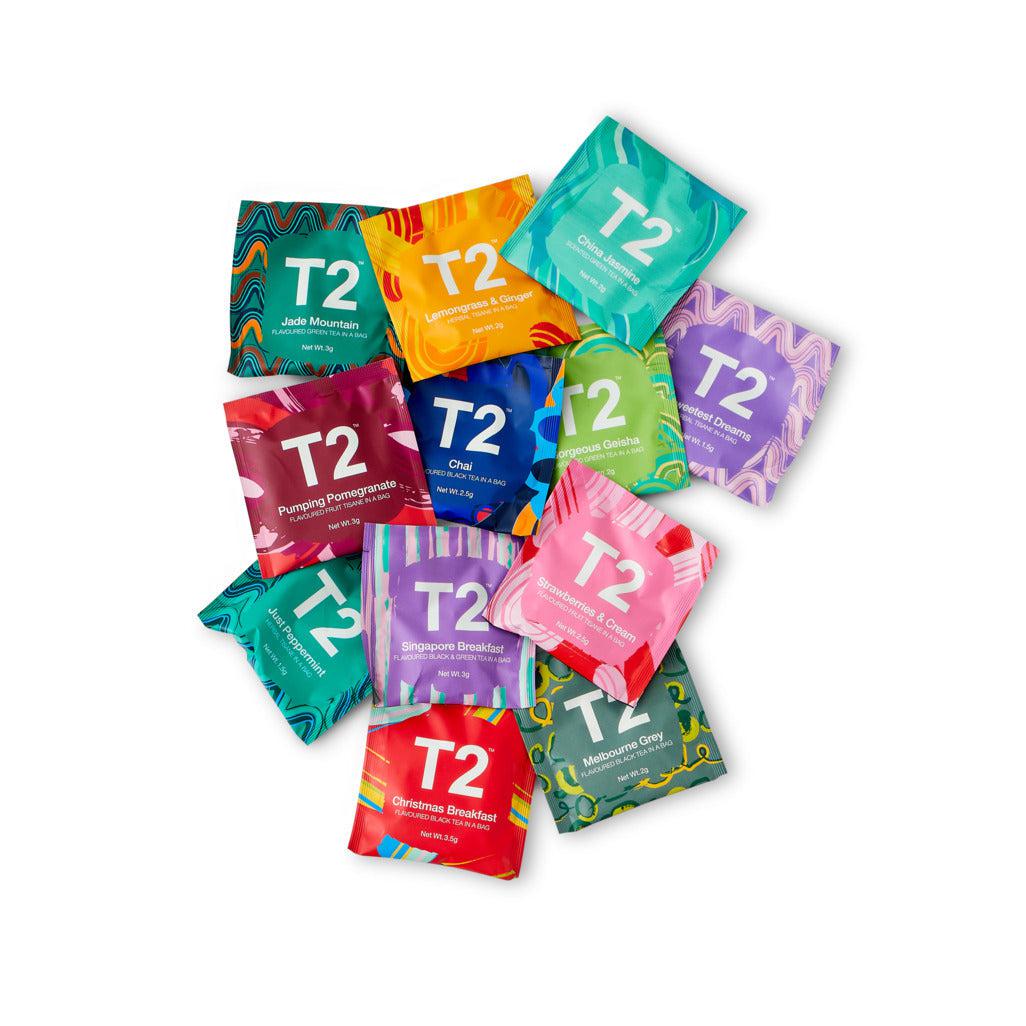 For the Love of Flavour Tea Bag 24 Day Advent Calendar-Gourmet Food & Drink-T2-The Bay Room