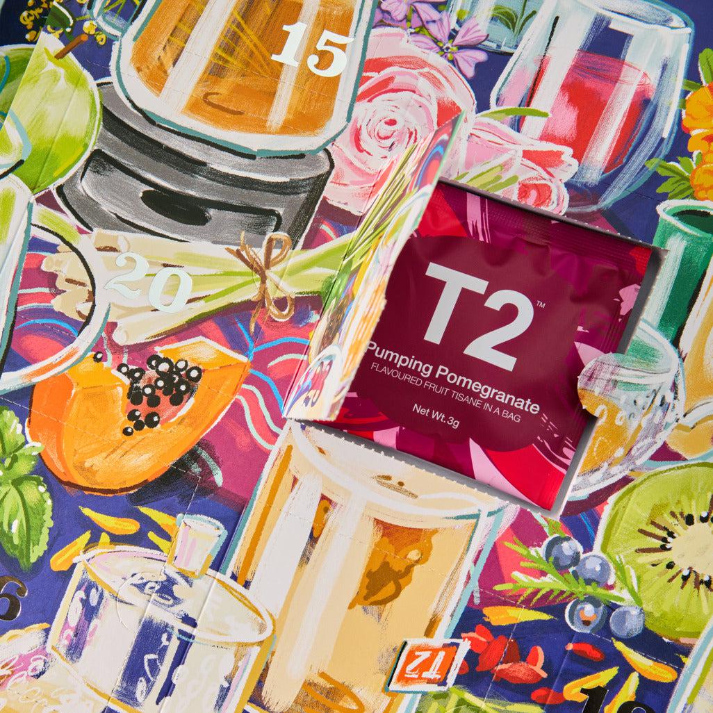 For the Love of Flavour Tea Bag 24 Day Advent Calendar-Gourmet Food & Drink-T2-The Bay Room