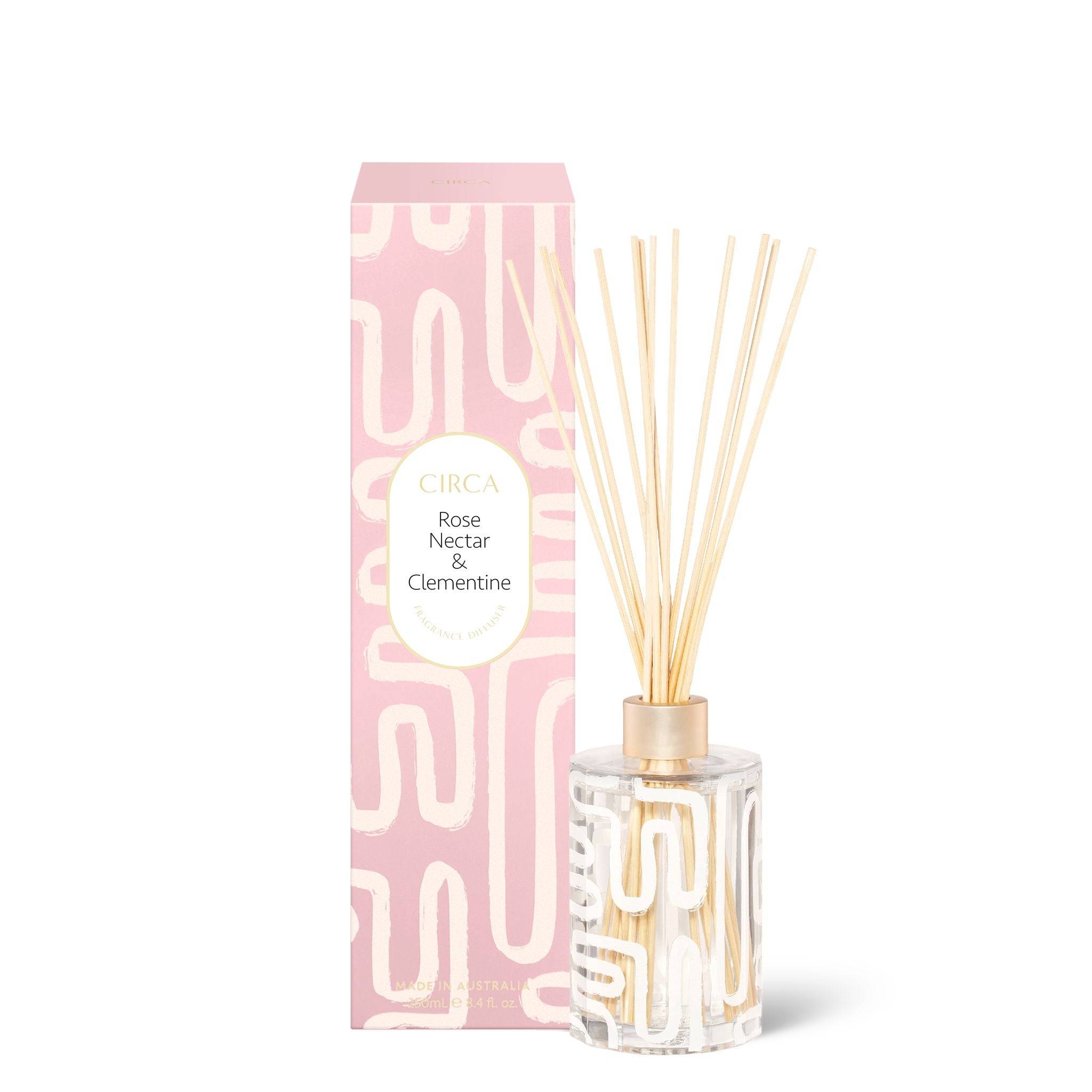Fragrance Diffuser 250mL - Rose Nectar & Clementine-Candles & Fragrance-Circa-The Bay Room