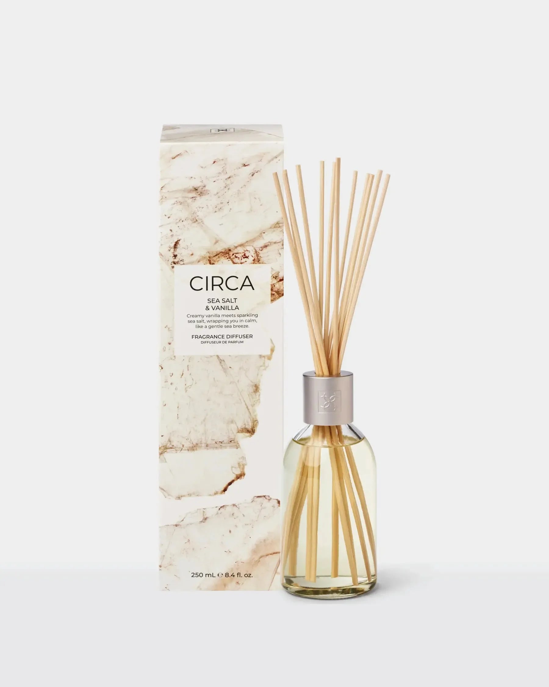 Fragrance Diffuser 250ml-Candles & Fragrances-Circa-Sea Salt & Vanilla-The Bay Room