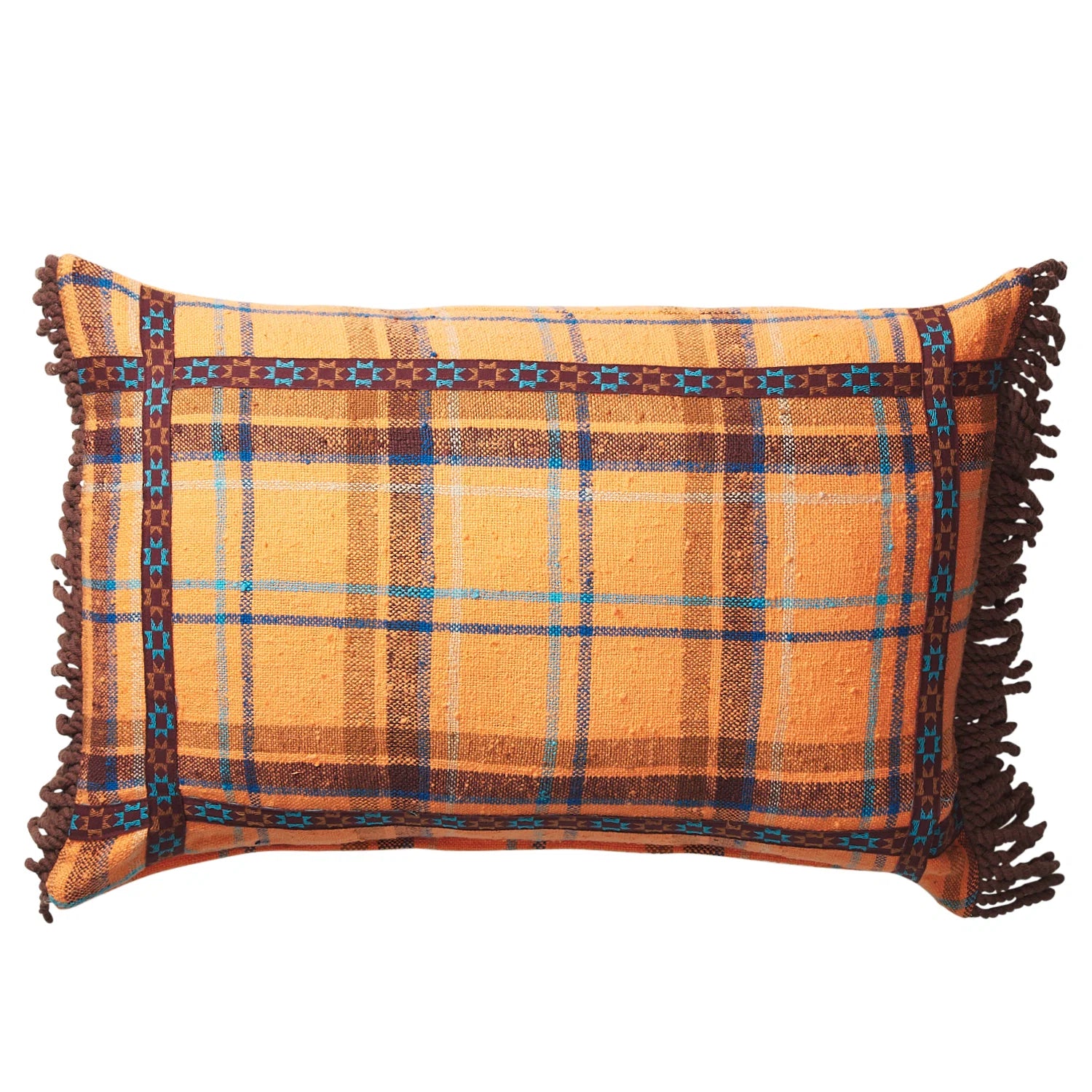 Frances Woven Cushion - Citrine-Soft Furnishings-Sage & Clare-The Bay Room