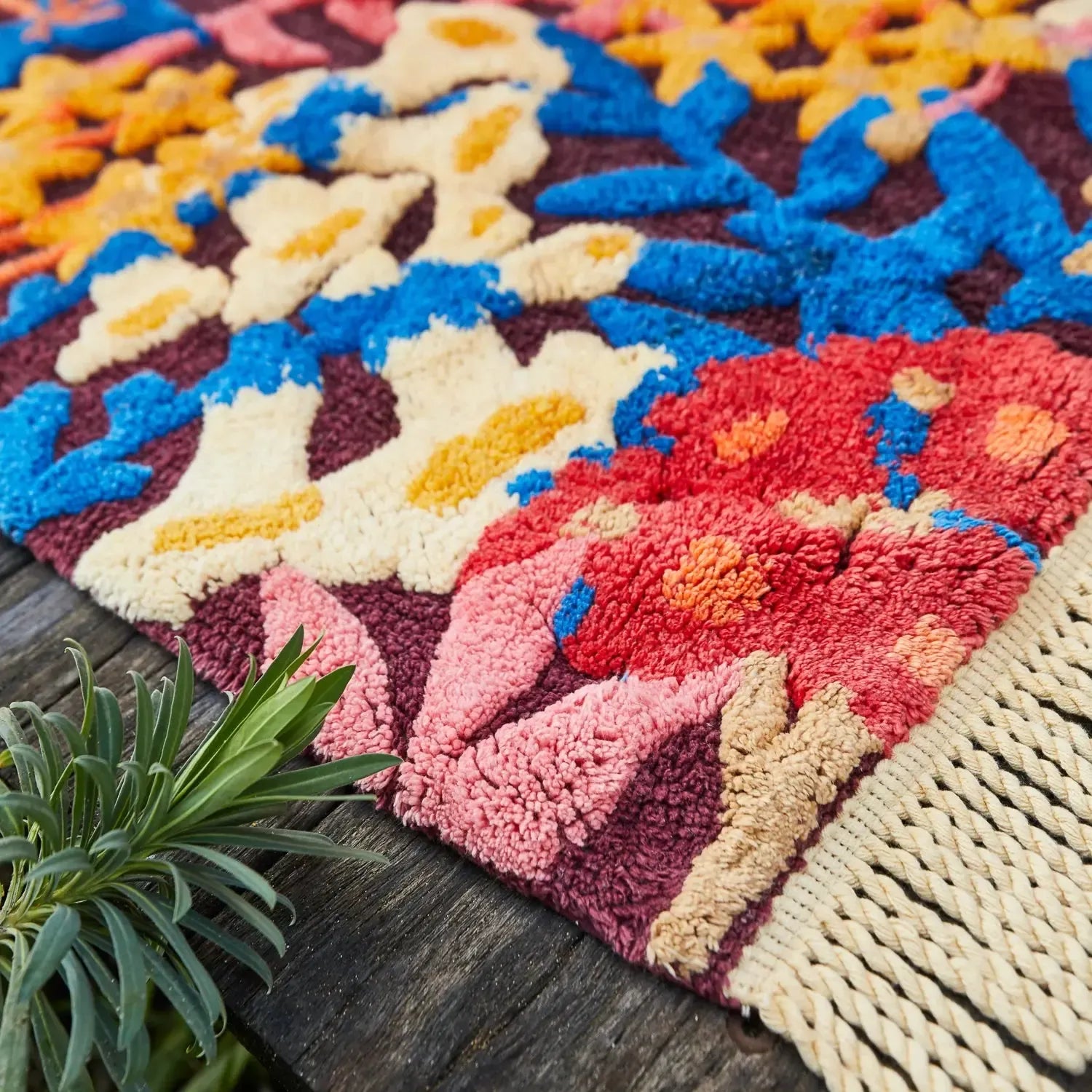 Francesca Bath Mat - Garnet-Soft Furnishings-Sage & Clare-The Bay Room