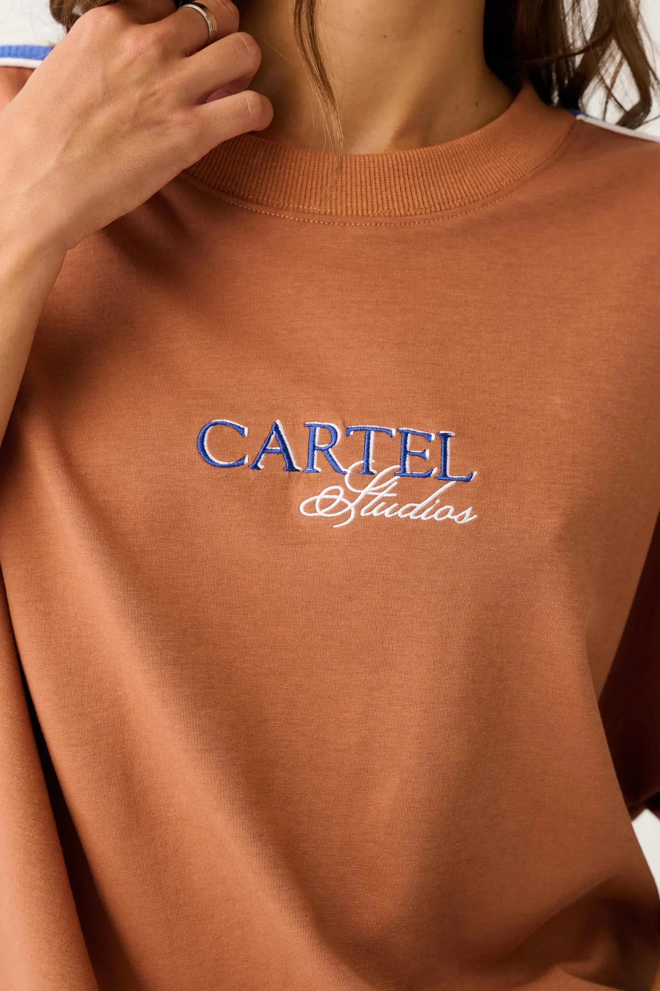 Frankie Sweater - Toffee-Knitwear & Jumpers-Cartel & Willow-The Bay Room