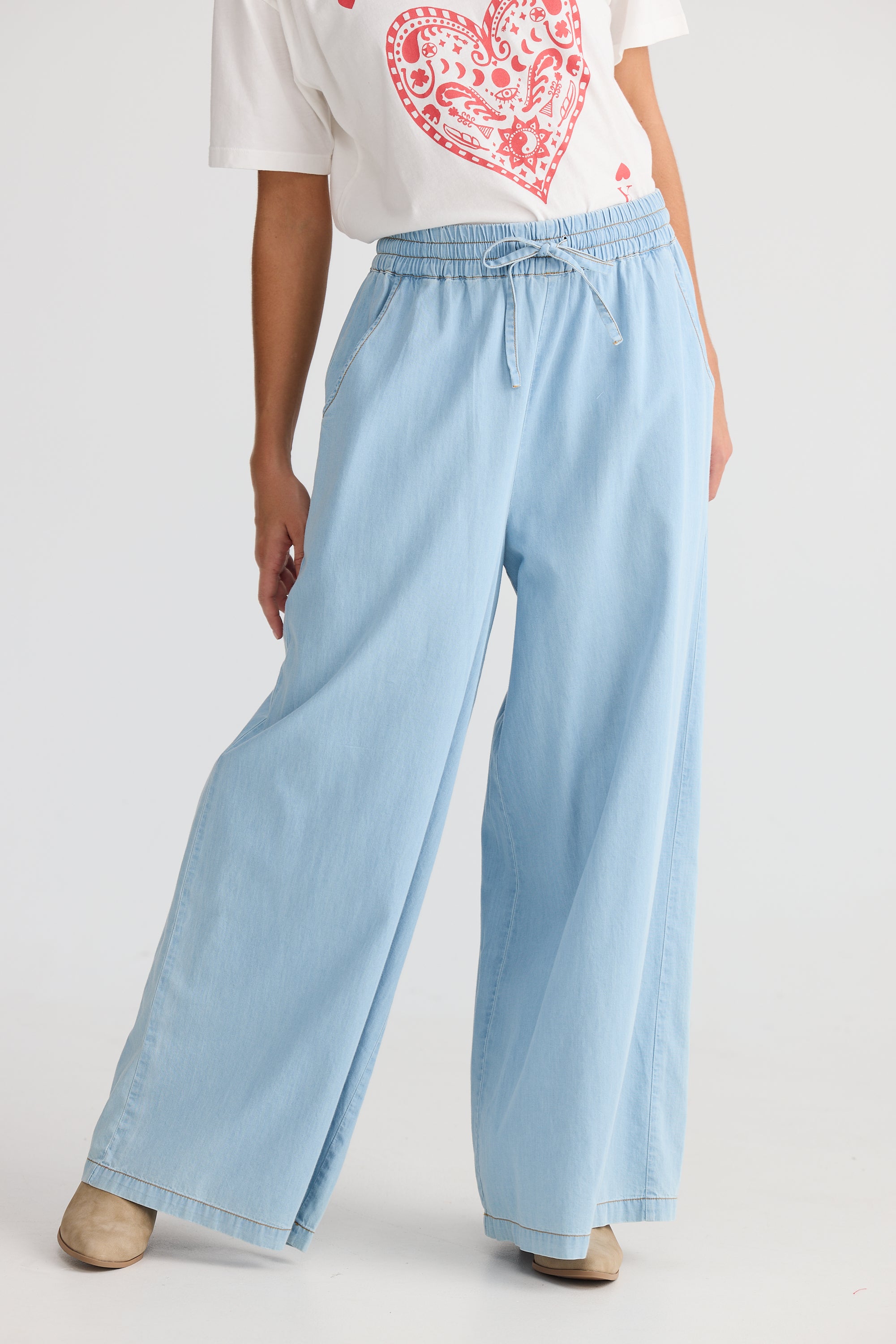 Freedom Pant - Light Denim-Pants-Talisman-The Bay Room