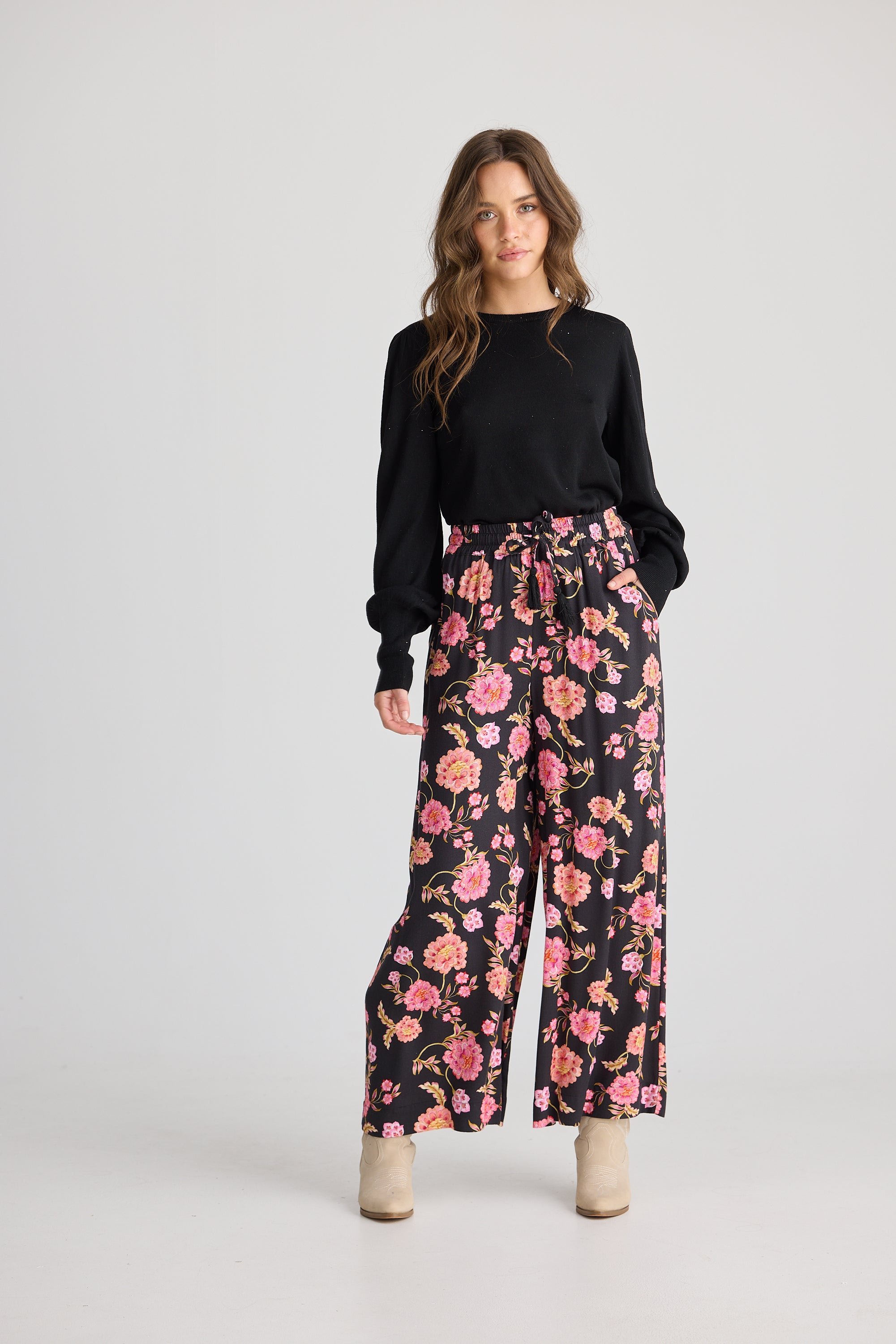 Freedom Pant - Lola Floral-Pants-Talisman-The Bay Room