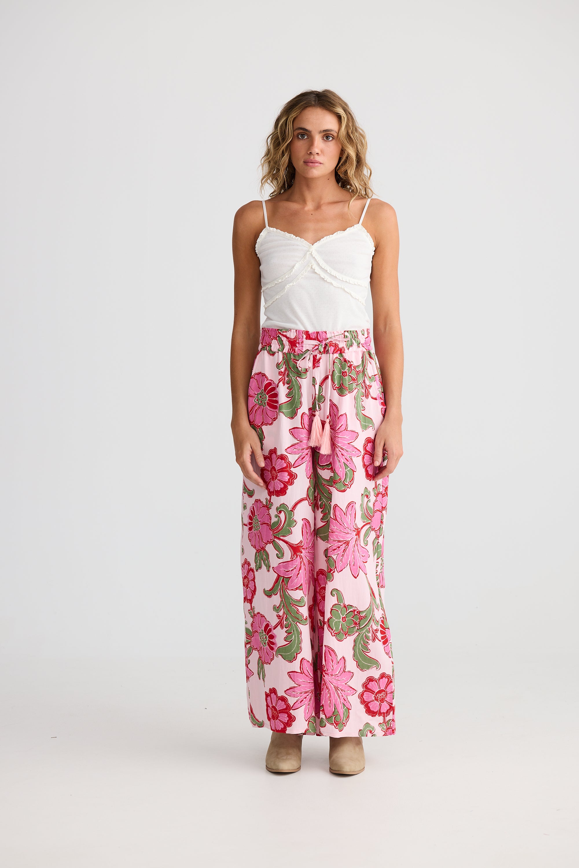 Freedom Pant - Pink Ibiza-Pants-Talisman-The Bay Room