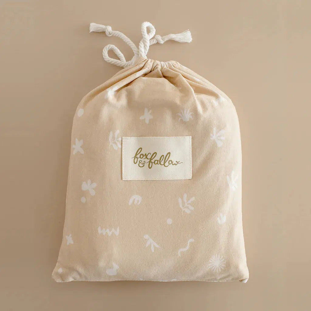 Fresco Organic Fitted Cot Sheet-Nursery & Nurture-Fox & Fallow-The Bay Room