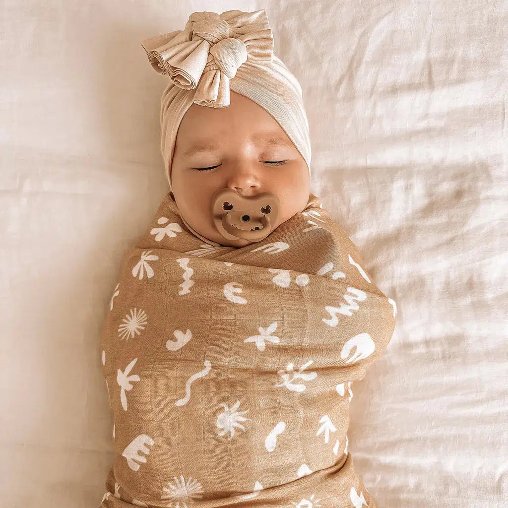 Fresco Organic Muslin Wrap Swaddle-Nursery & Nurture-Fox & Fallow-The Bay Room