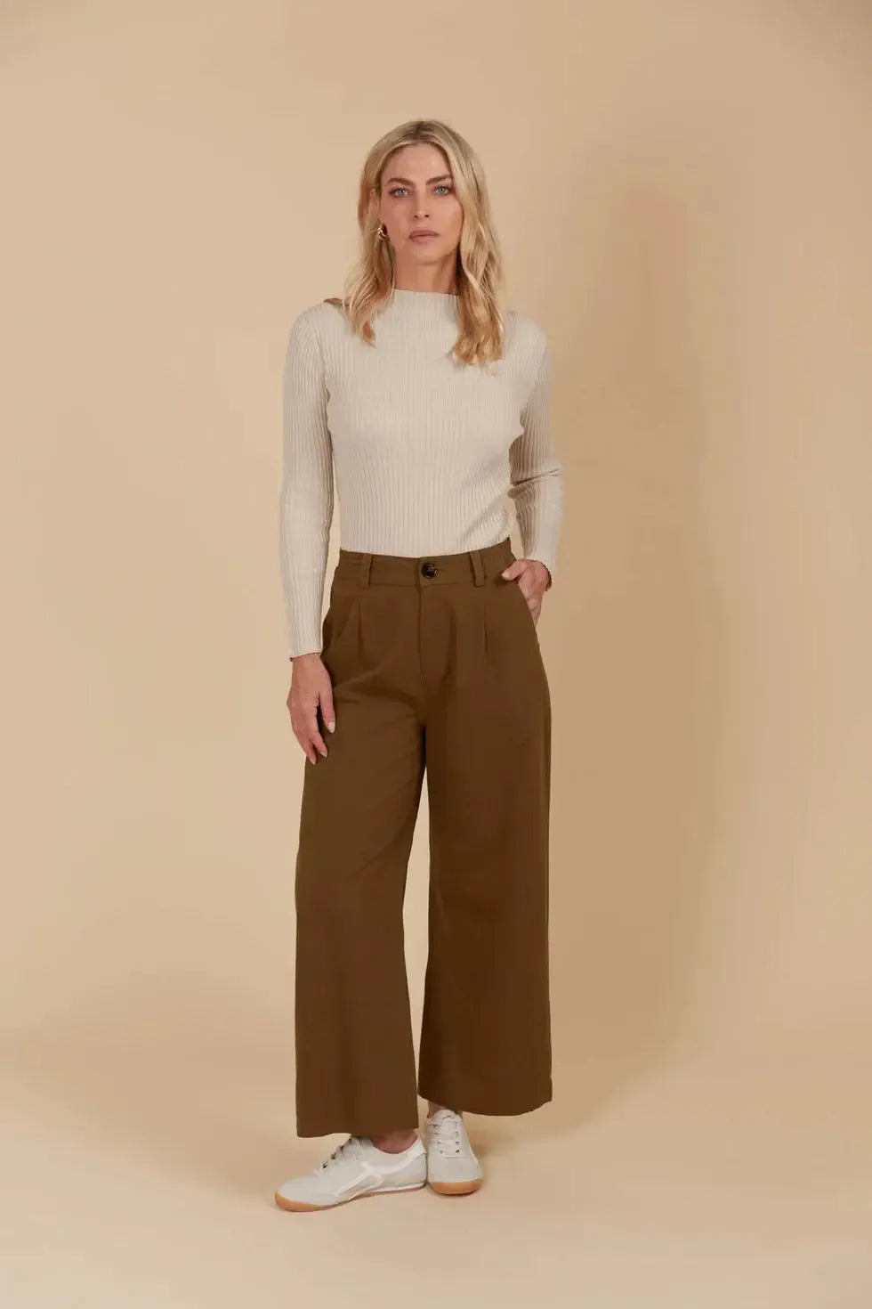 Freya Pant - Toffee-Pants-Isle Of Mine-The Bay Room