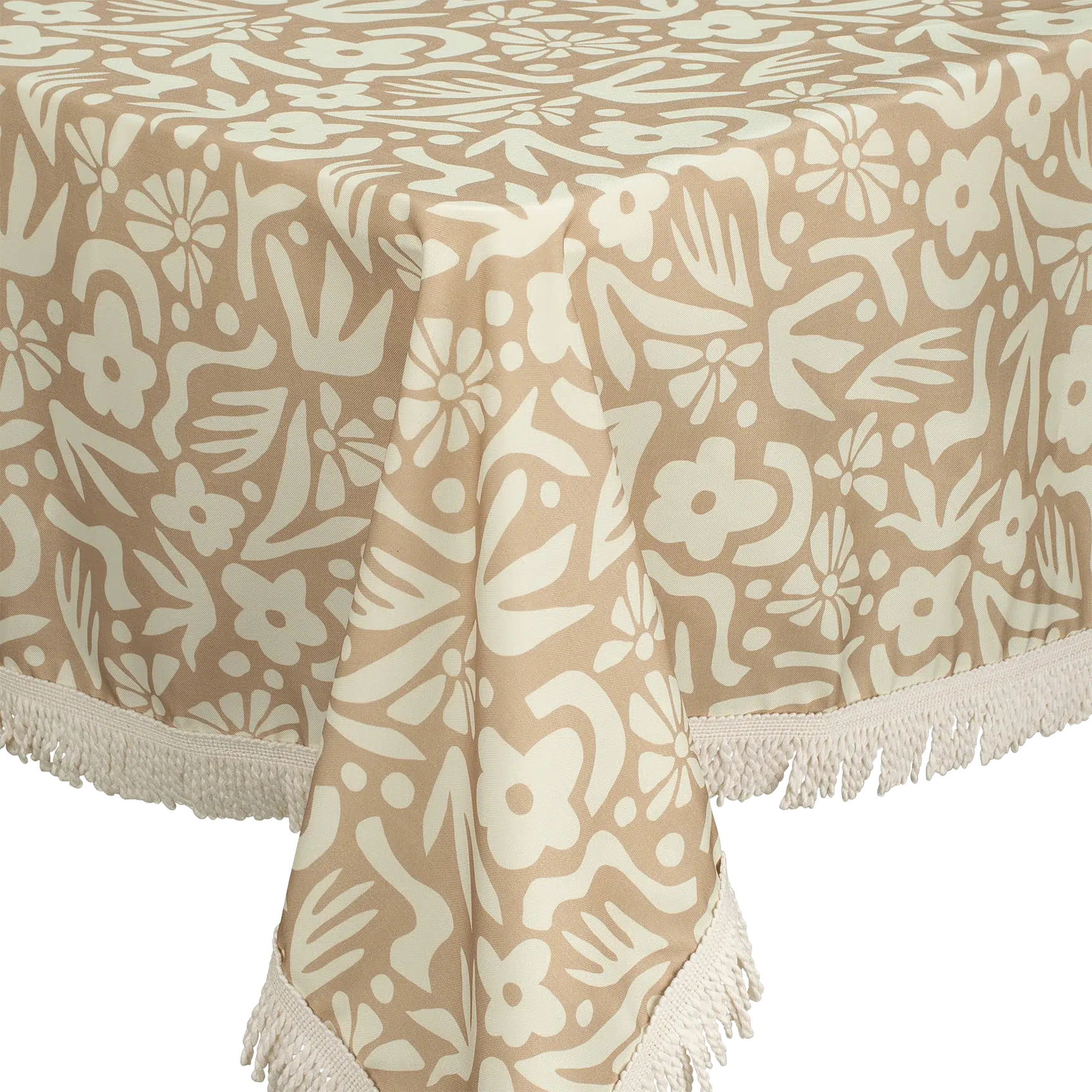 Fringed Tablecloth Sorrento Bloom-Travel & Outdoors-Kollab-The Bay Room