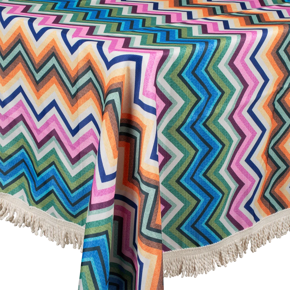 Fringed Tablecloth Ziggy-Travel & Outdoors-Kollab-The Bay Room