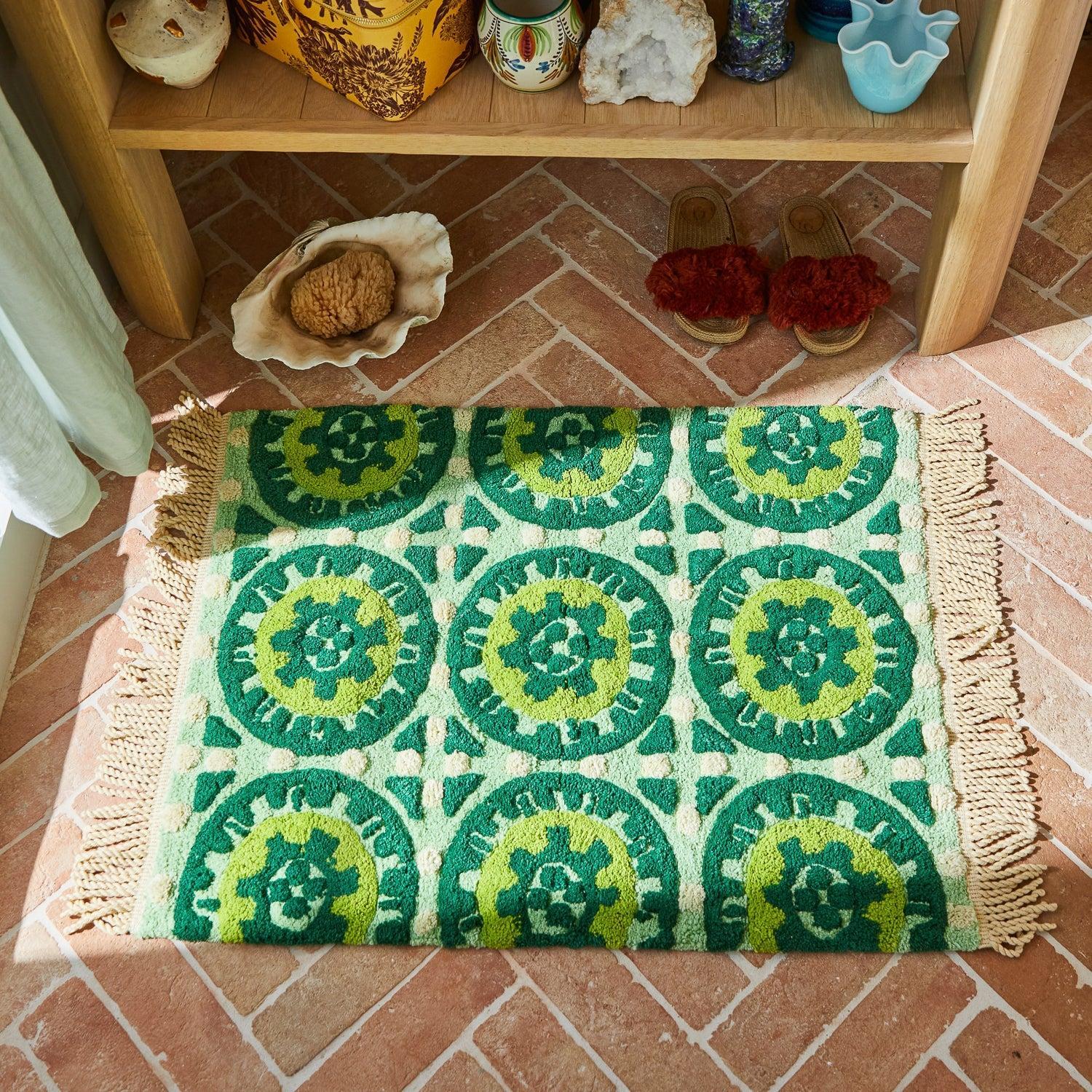 Gabriella Bath Mat-Soft Furnishings-Sage & Clare-The Bay Room