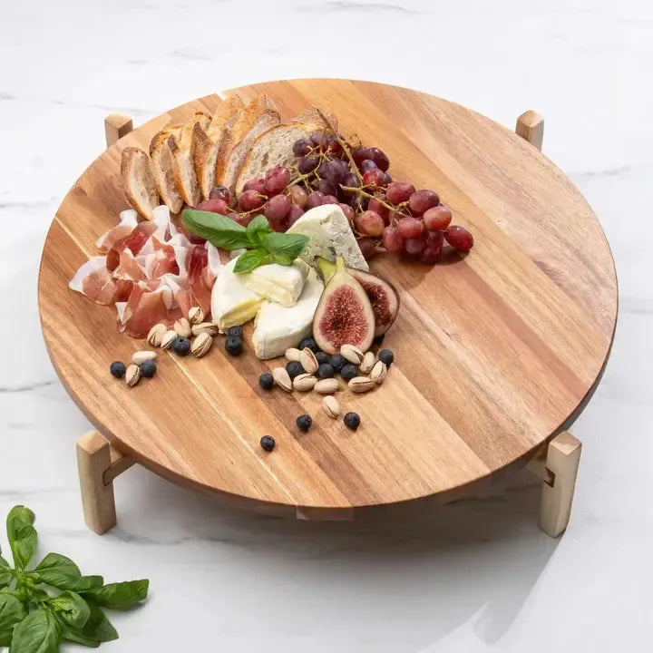 Gather Elevated Lazy Susan-Dining & Entertaining-Ladelle-The Bay Room