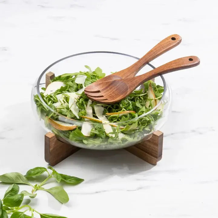 Gather Large Glass Salad Bowl-Dining & Entertaining-Ladelle-The Bay Room