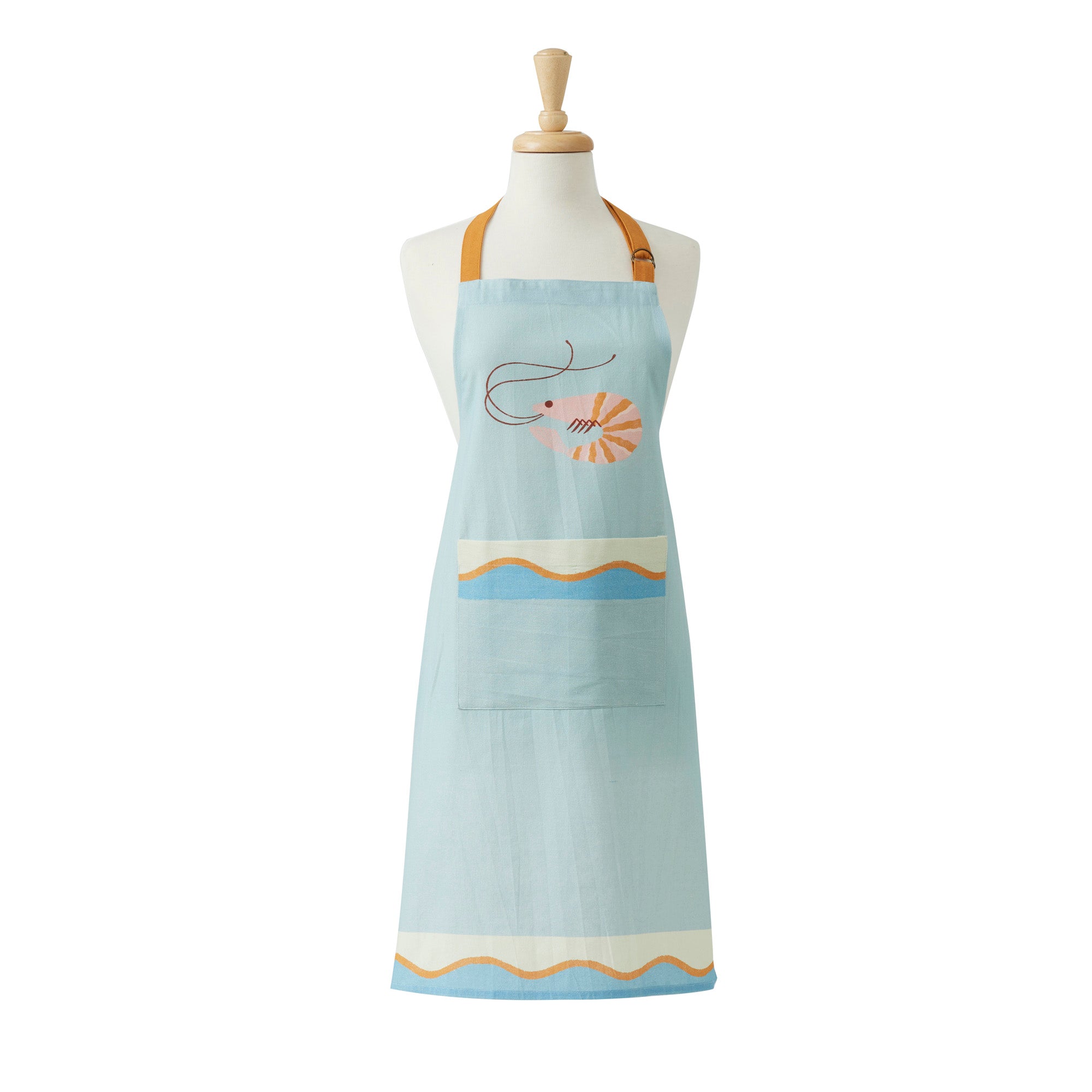 G'day Cotton Apron 70x90cm Blue-Kitchenware-Coast To Coast Home-The Bay Room