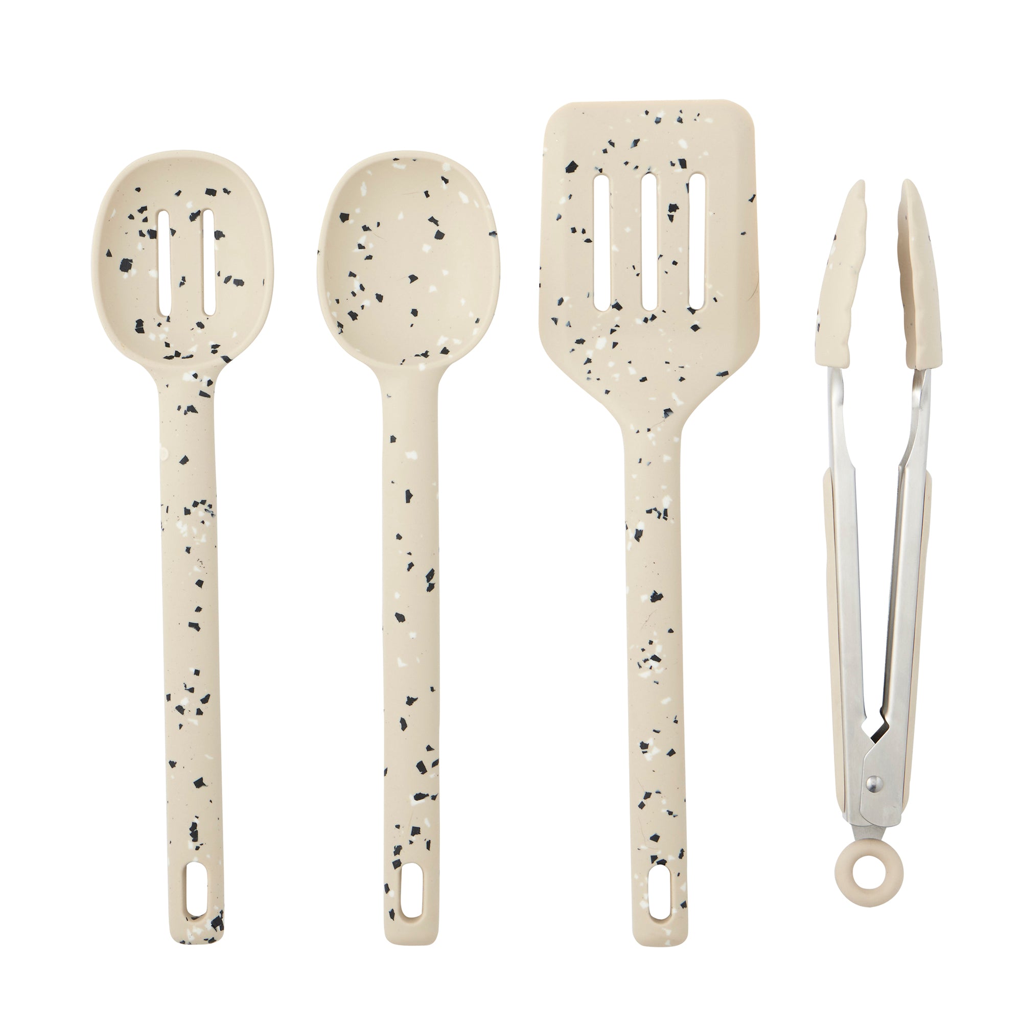 Gem 4pc Silicone/Stainless Steel Tool Set 30cm Nougat-Kitchenware-Coast To Coast Home-The Bay Room