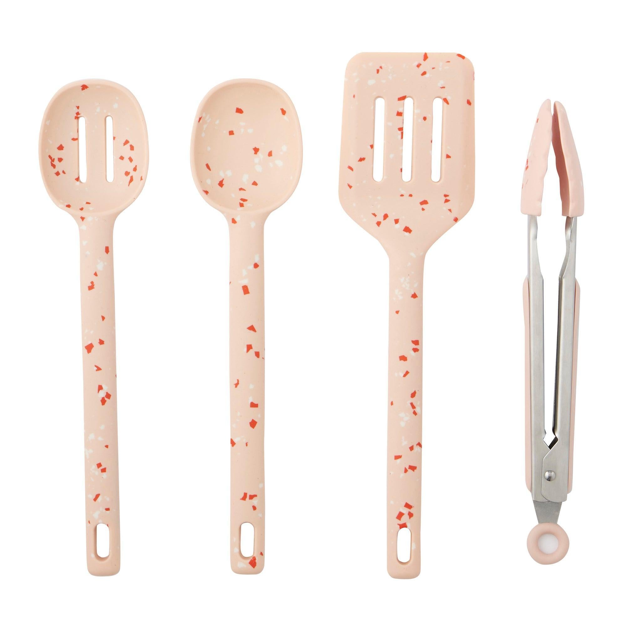 Gem 4pc Silicone/Stainless Steel Tool Set 30cm Nude-Kitchenware-Coast To Coast Home-The Bay Room