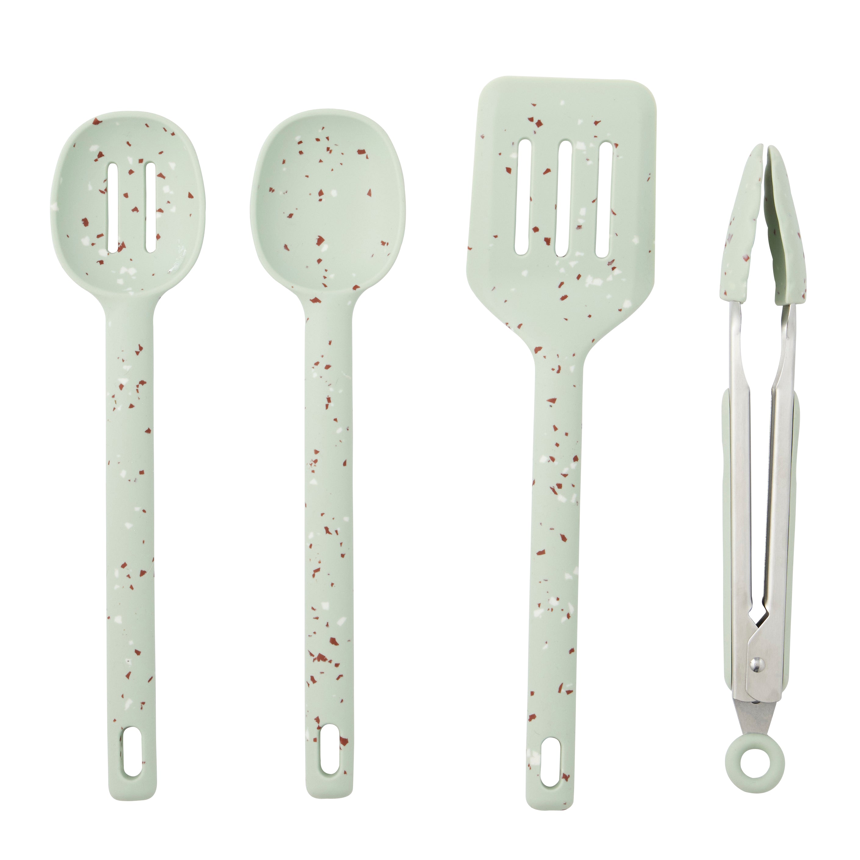 Gem 4pc Silicone/Stainless Steel Tool Set 30cm Seafoam-Kitchenware-Coast To Coast Home-The Bay Room