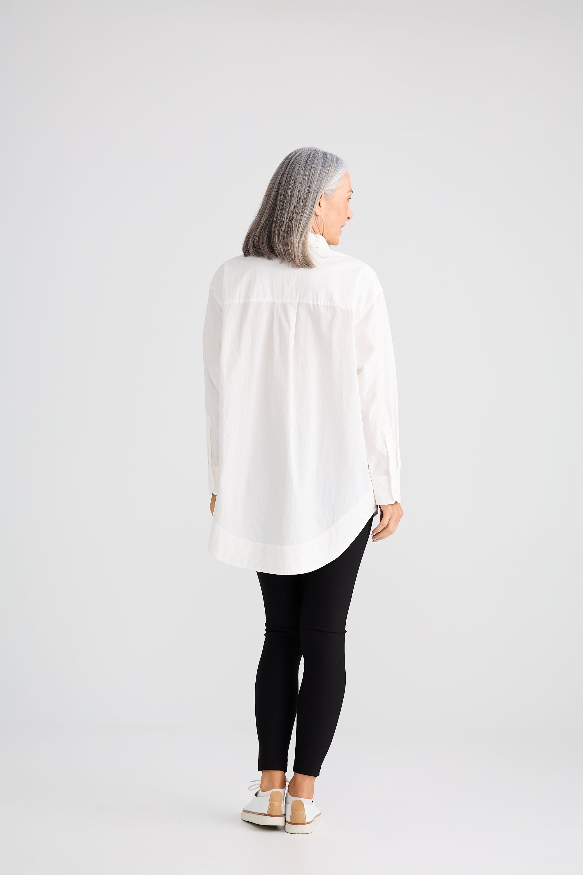 Gemma Shirt - White-Tops-Brave & True-The Bay Room