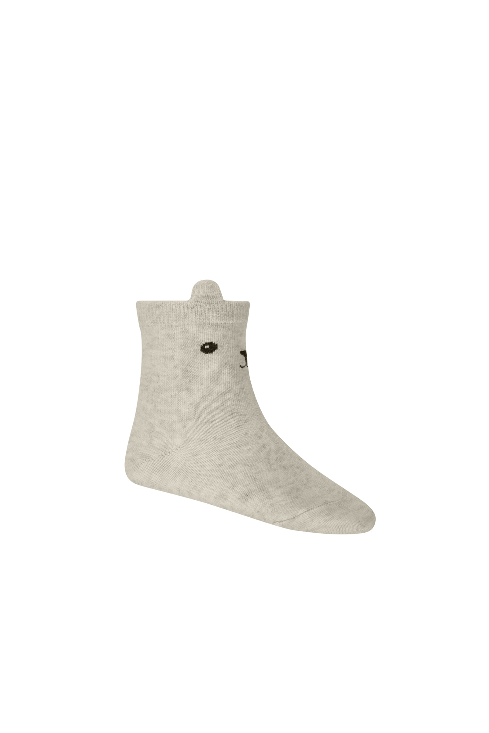 George Bear Ankle Sock - Oatmeal Marle-Shoes & Socks-Jamie Kay-The Bay Room