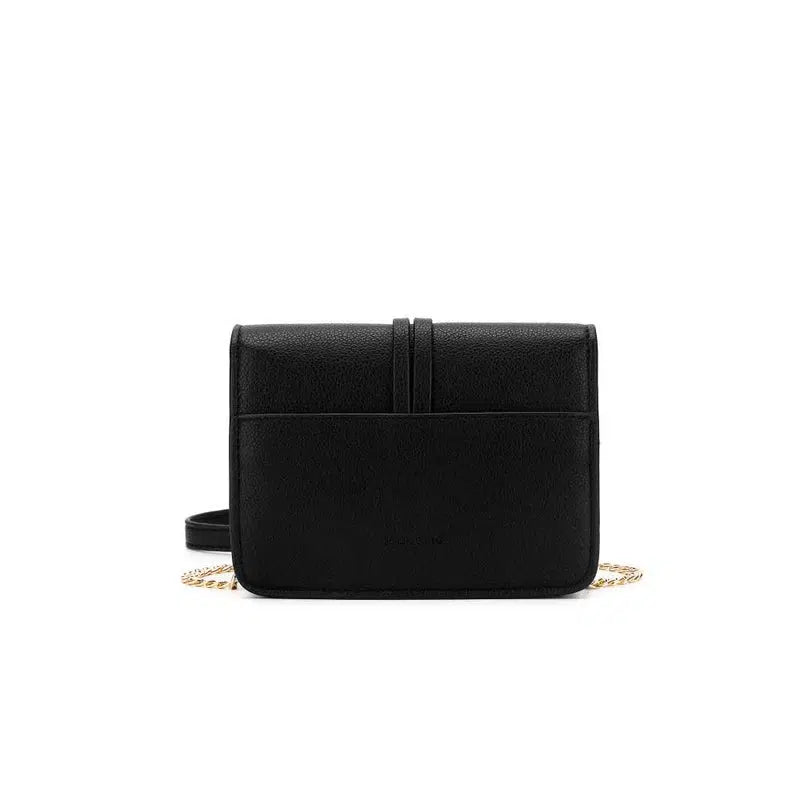 Gigi Black Crossbody Bag-Bags & Clutches-Black Caviar Designs-The Bay Room