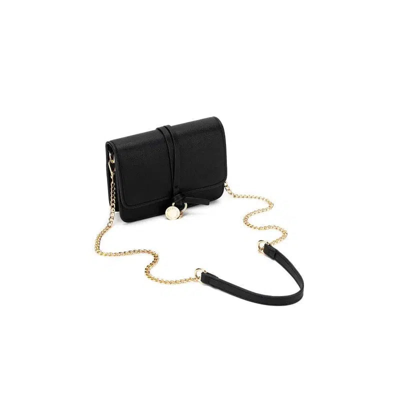 Gigi Black Crossbody Bag-Bags & Clutches-Black Caviar Designs-The Bay Room