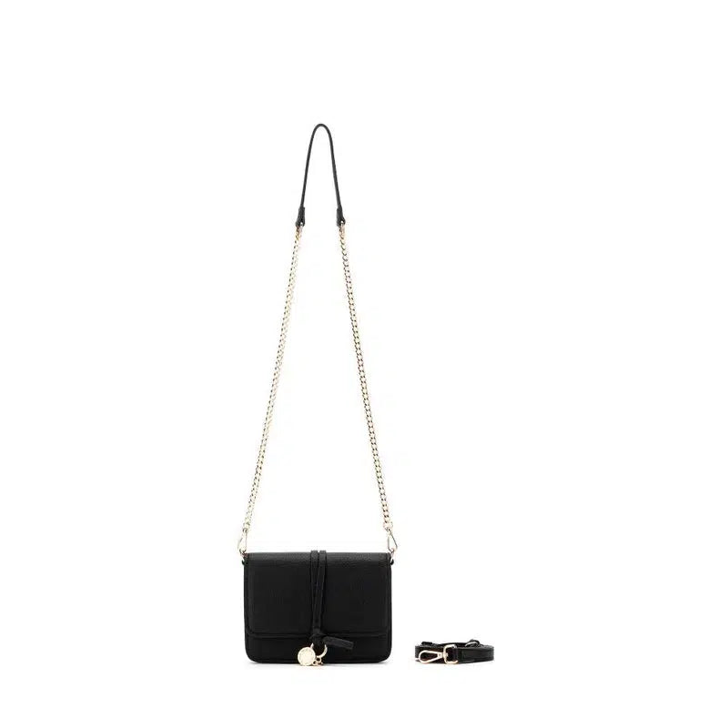 Gigi Black Crossbody Bag-Bags & Clutches-Black Caviar Designs-The Bay Room