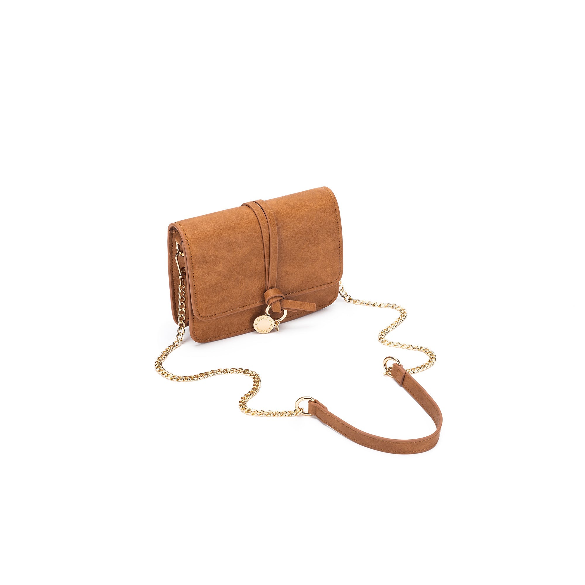 Gigi Tan Crossbody Bag-Bags & Clutches-Black Caviar Designs-The Bay Room