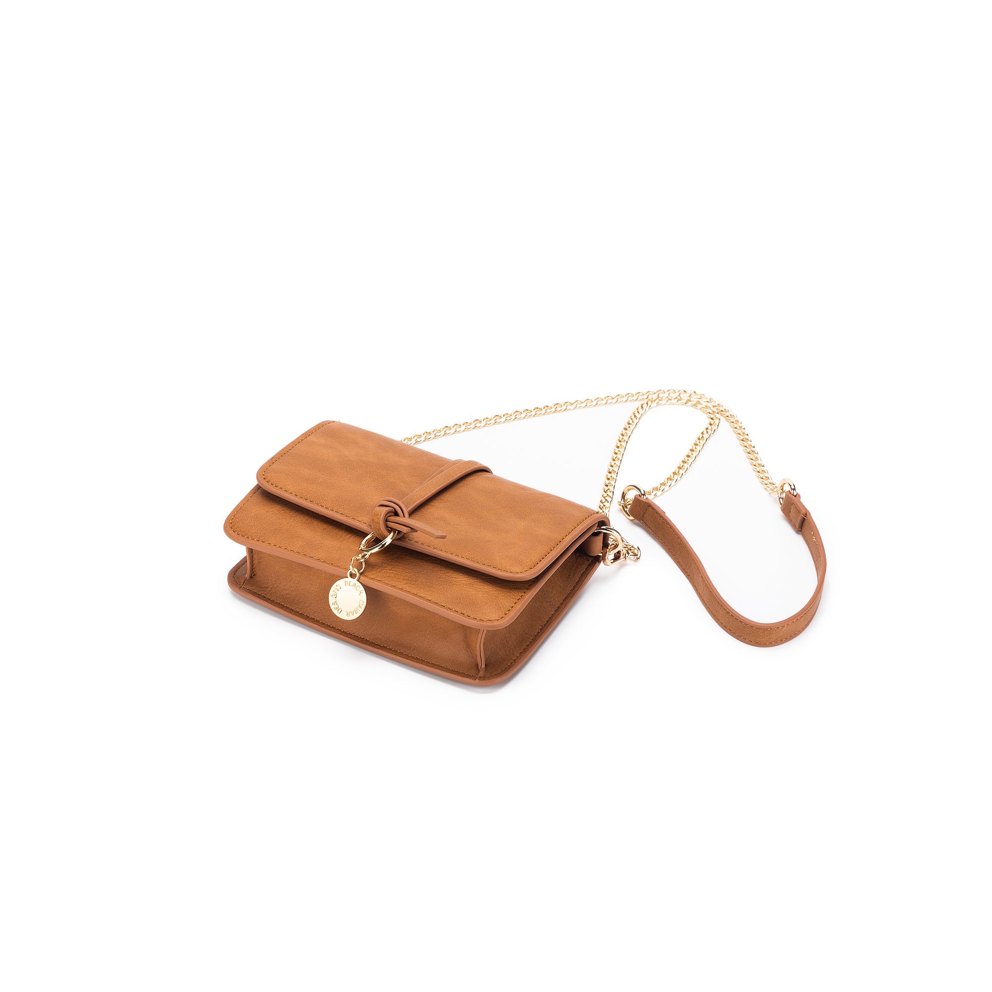 Gigi Tan Crossbody Bag-Bags & Clutches-Black Caviar Designs-The Bay Room