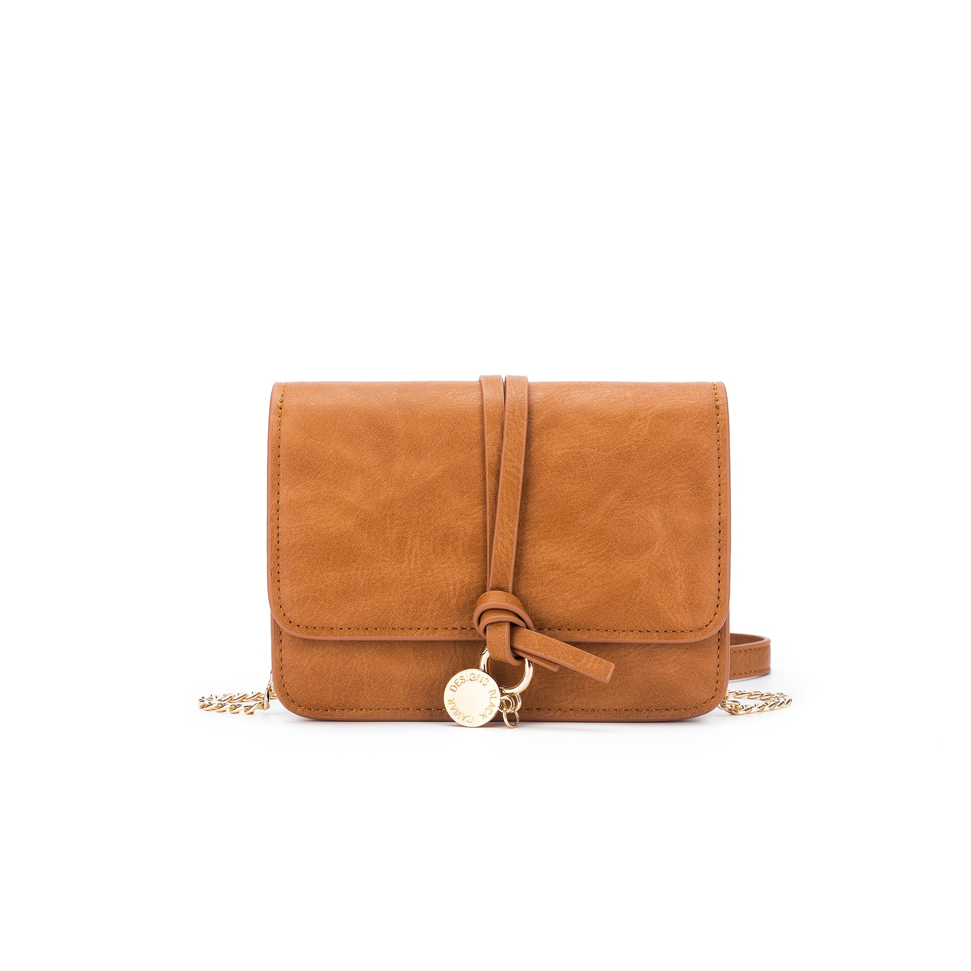 Gigi Tan Crossbody Bag-Bags & Clutches-Black Caviar Designs-The Bay Room