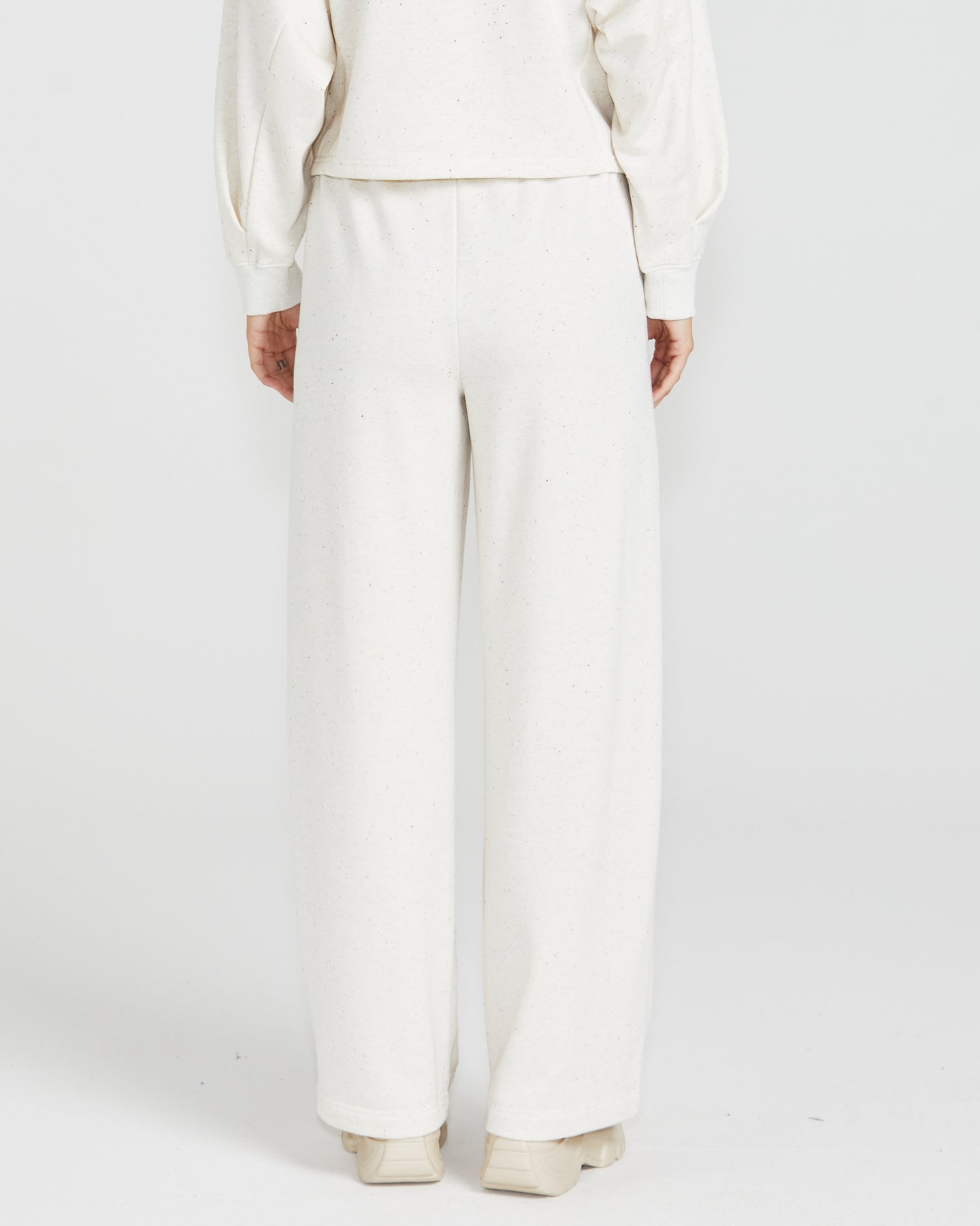 Giselle Sweatpant - Cream Fleck-Pants-SASS-The Bay Room