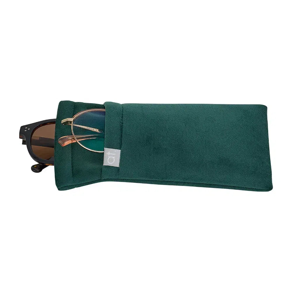 Glasses Double Case Velvet - Emerald-General-Annabel Trends-The Bay Room