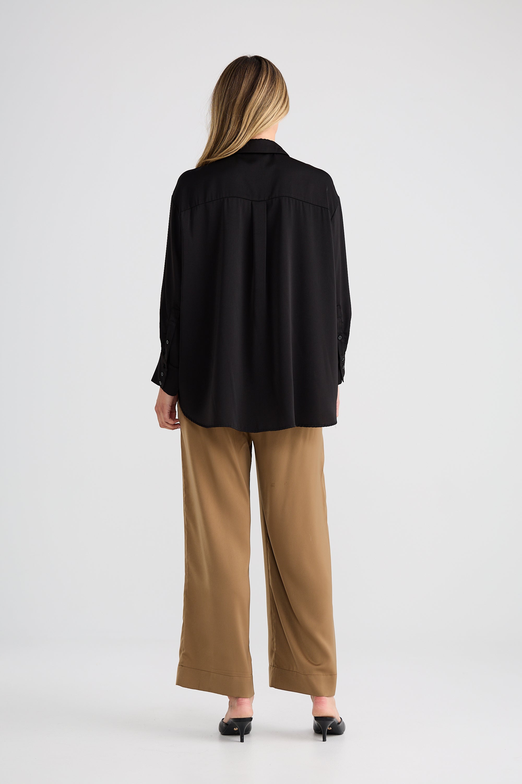 Glenda Shirt - Black-Tops-Brave & True-The Bay Room