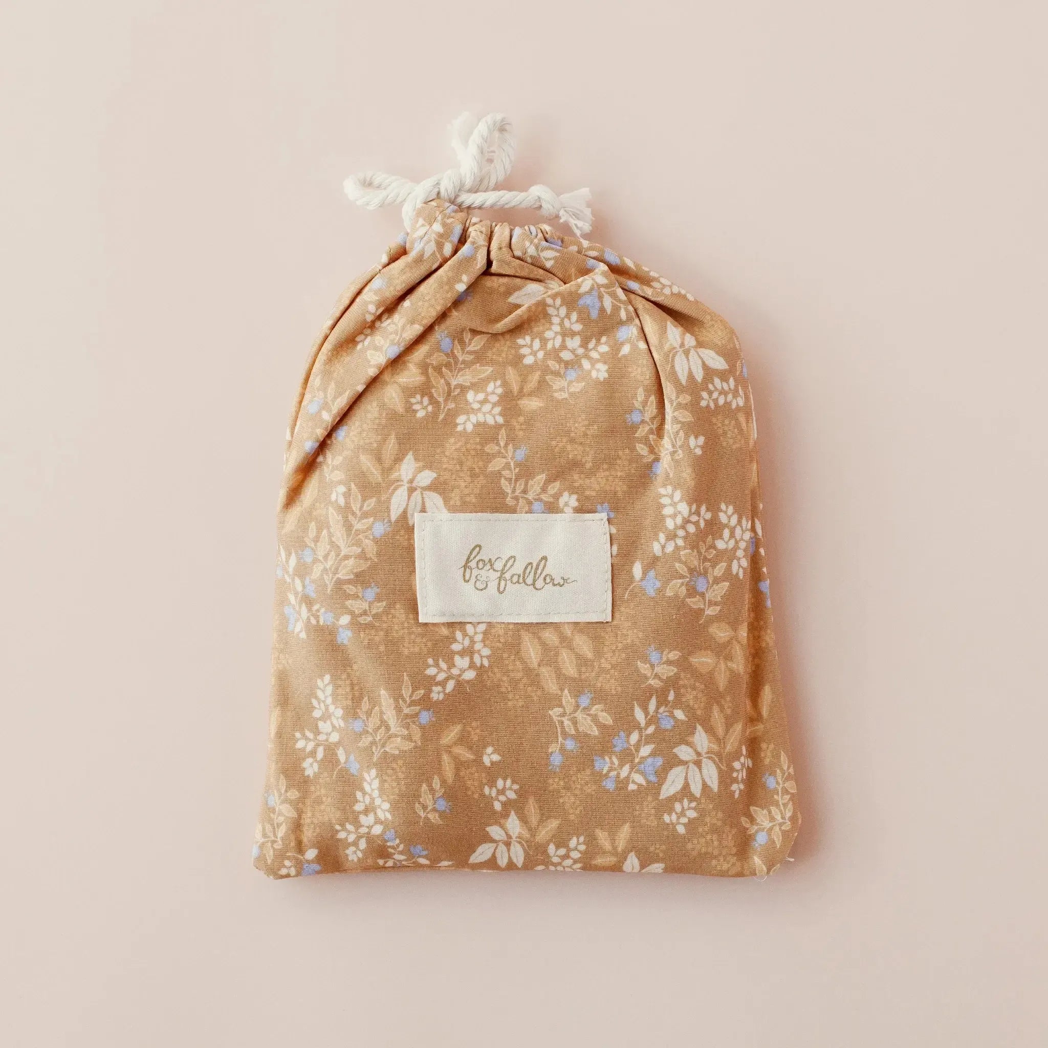 Gold Holly Organic Fitted Bassinet Sheet/Change Pad Cover-Nursery & Nurture-Fox & Fallow-The Bay Room