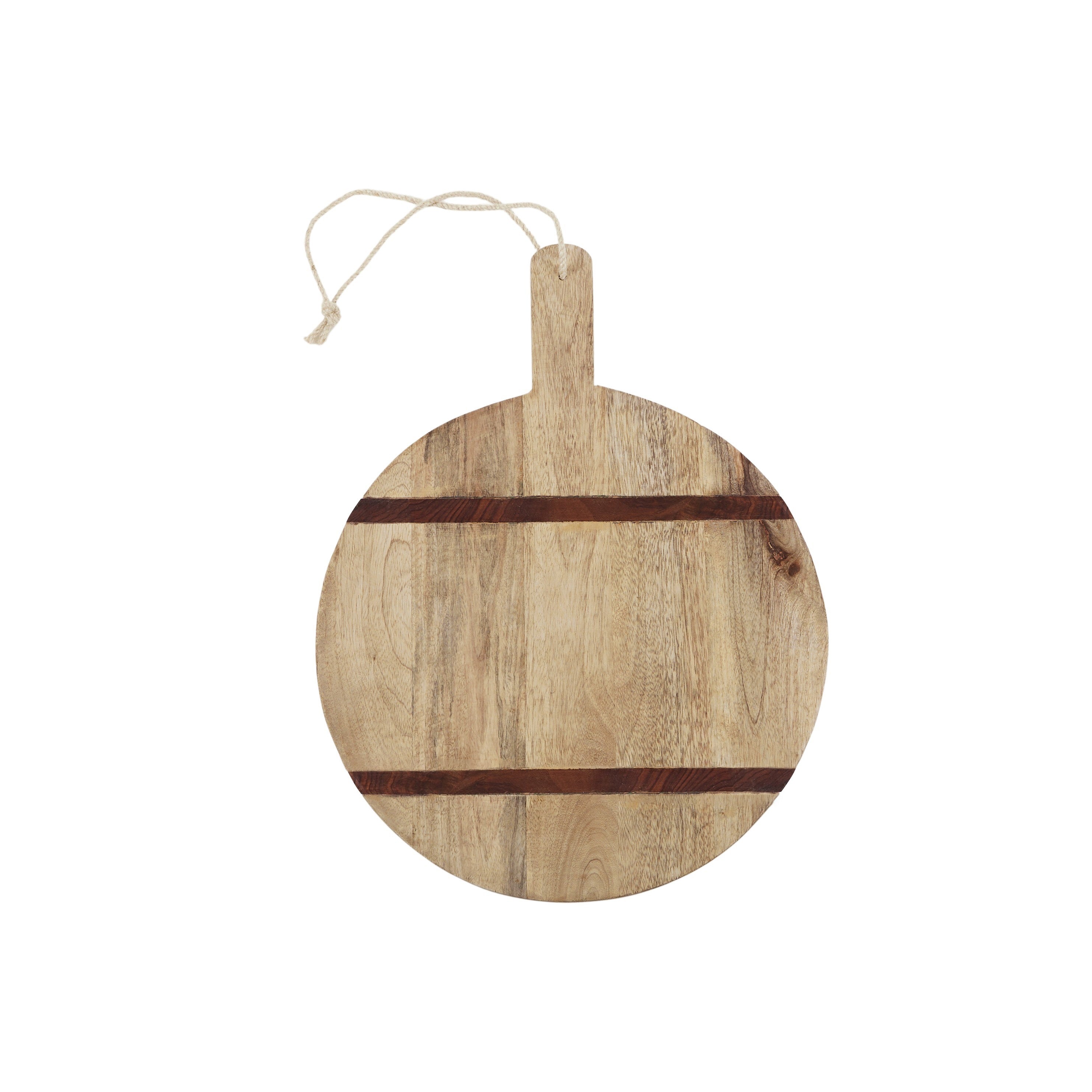 Gordes Round Wood Serving Board 40x50cm-Dining & Entertaining-Coast To Coast Home-The Bay Room