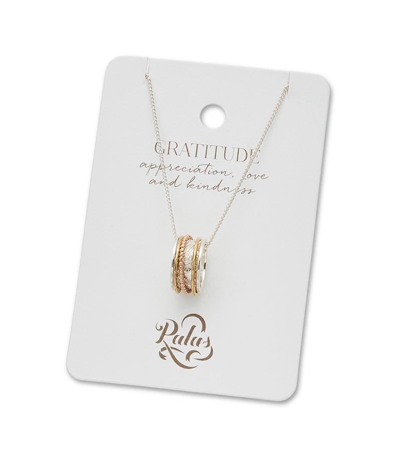 Gratitude Spinning Necklace-Jewellery-Palas-The Bay Room